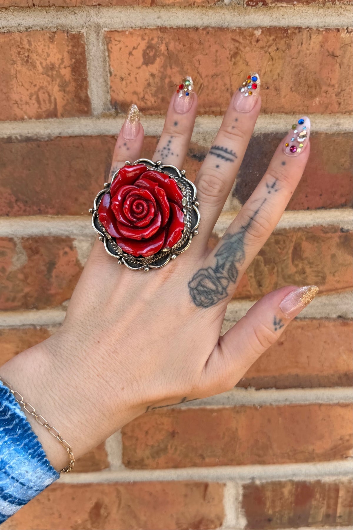 Roses for you Ring in Red