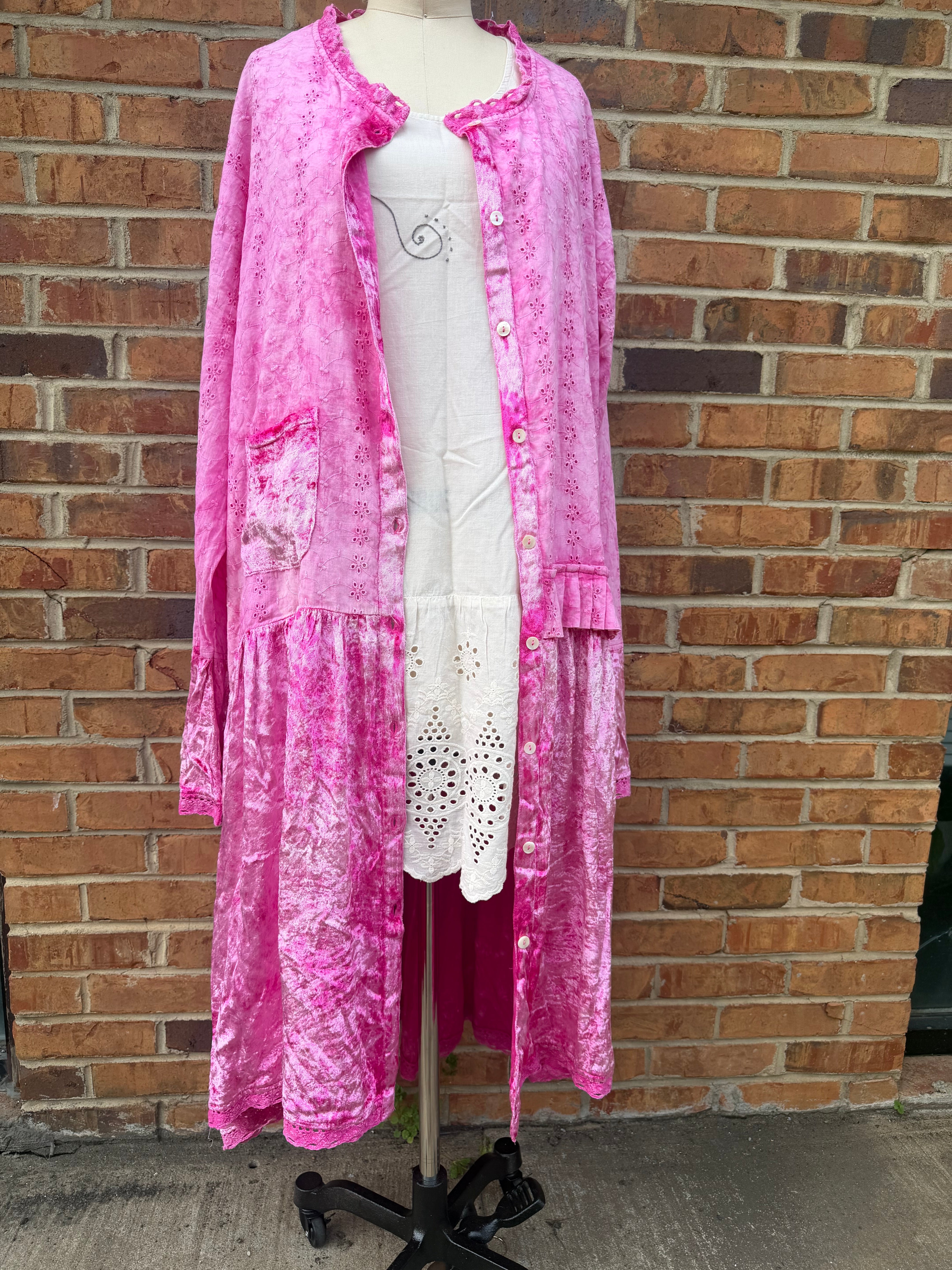 Sale Style - Pink Button Down L/XL