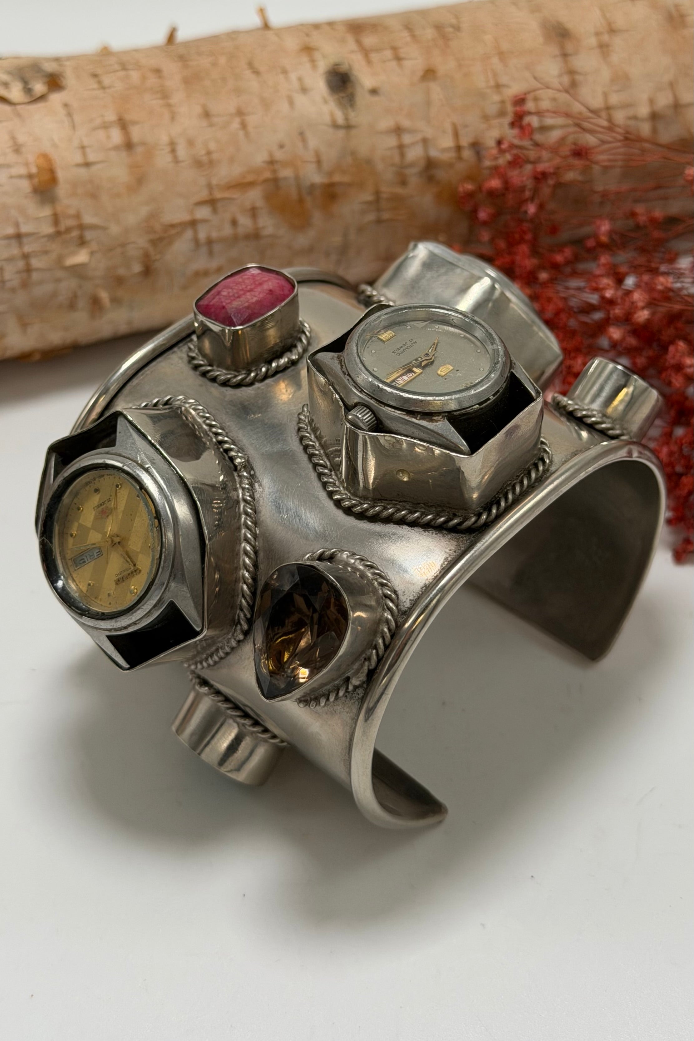 Tick Tock Time 8 Piece Watch Cuff