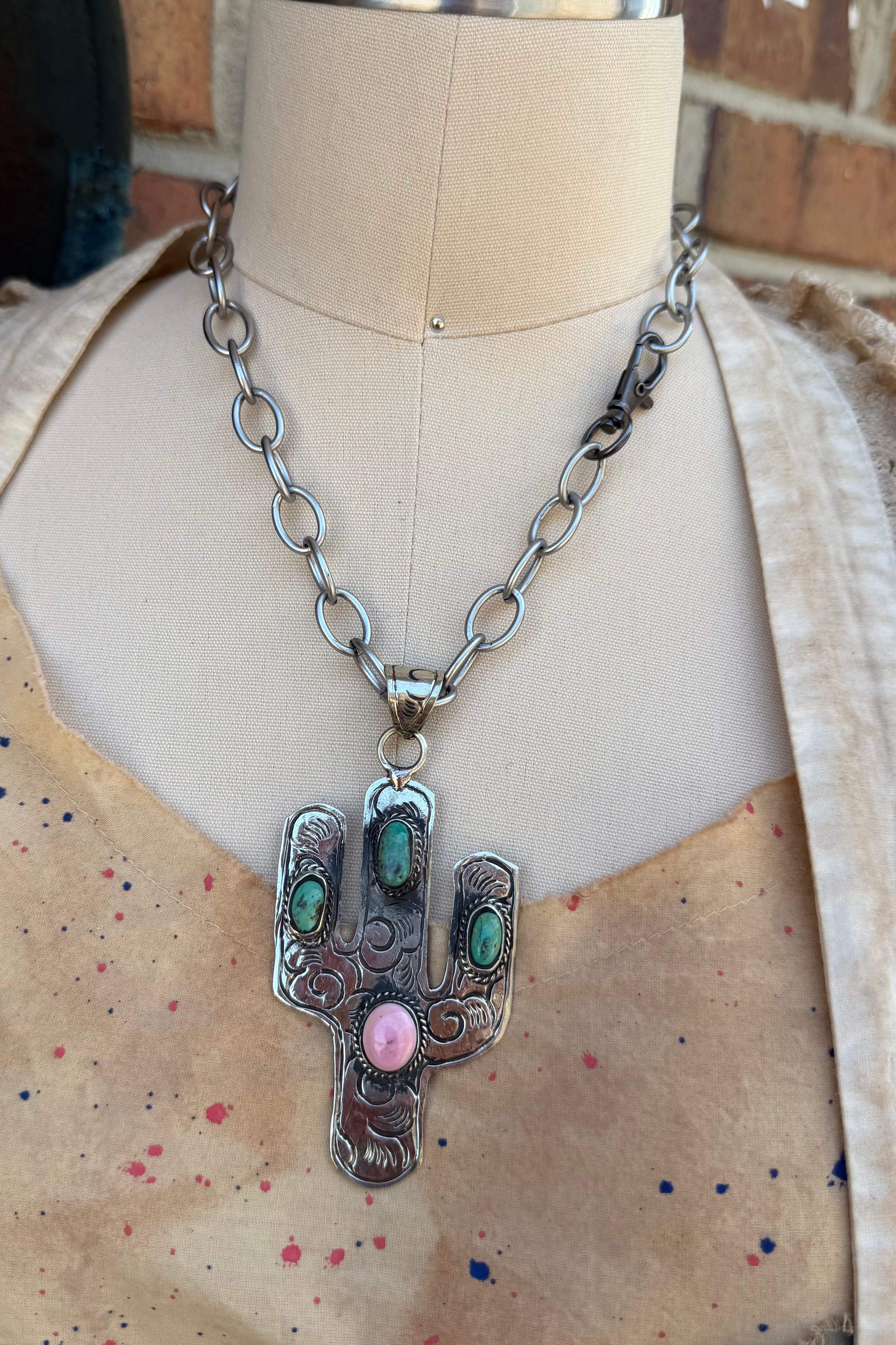 The Arizona Shortie Necklace - Cactus