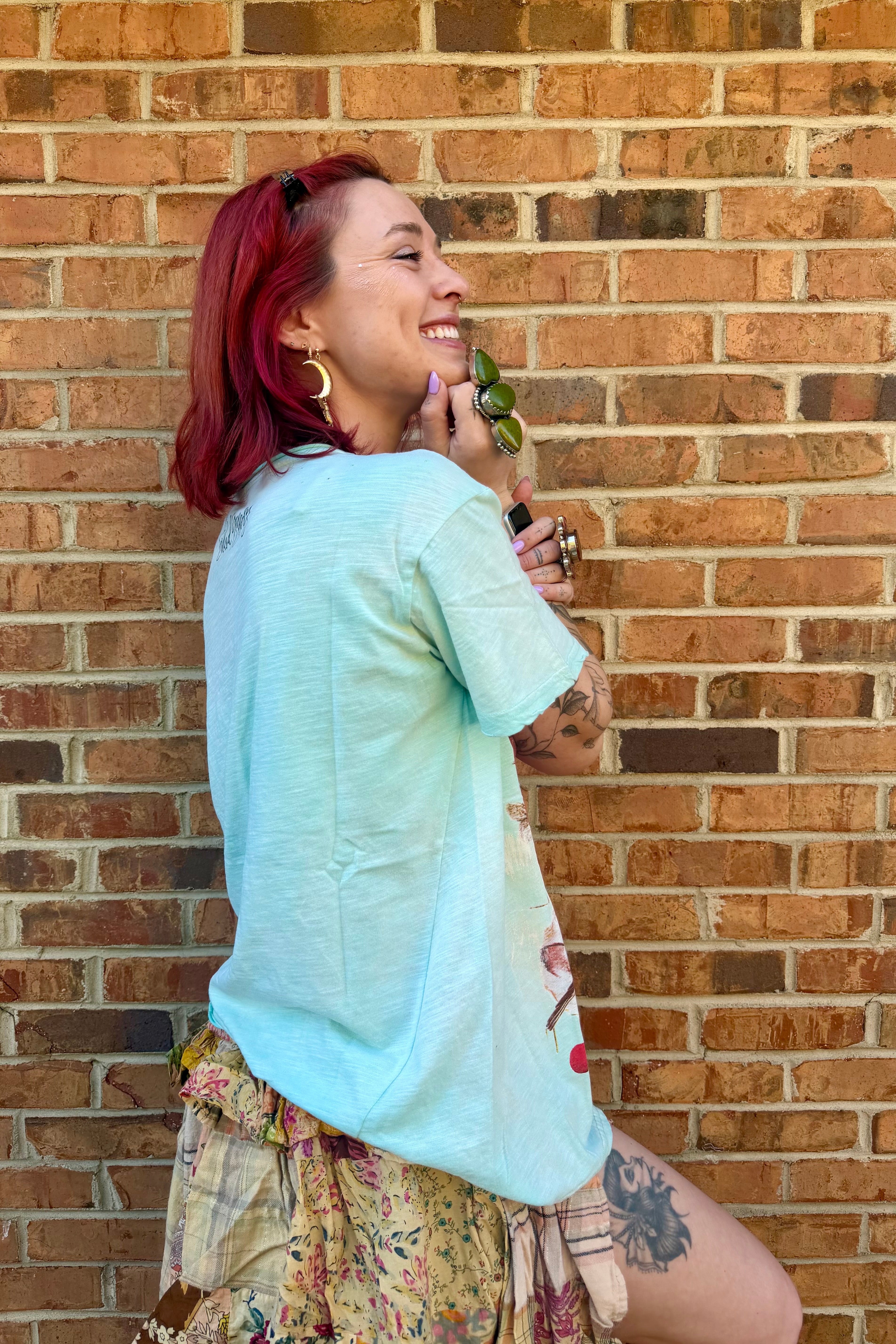 Moon Dance Tee in Bubble Dreams