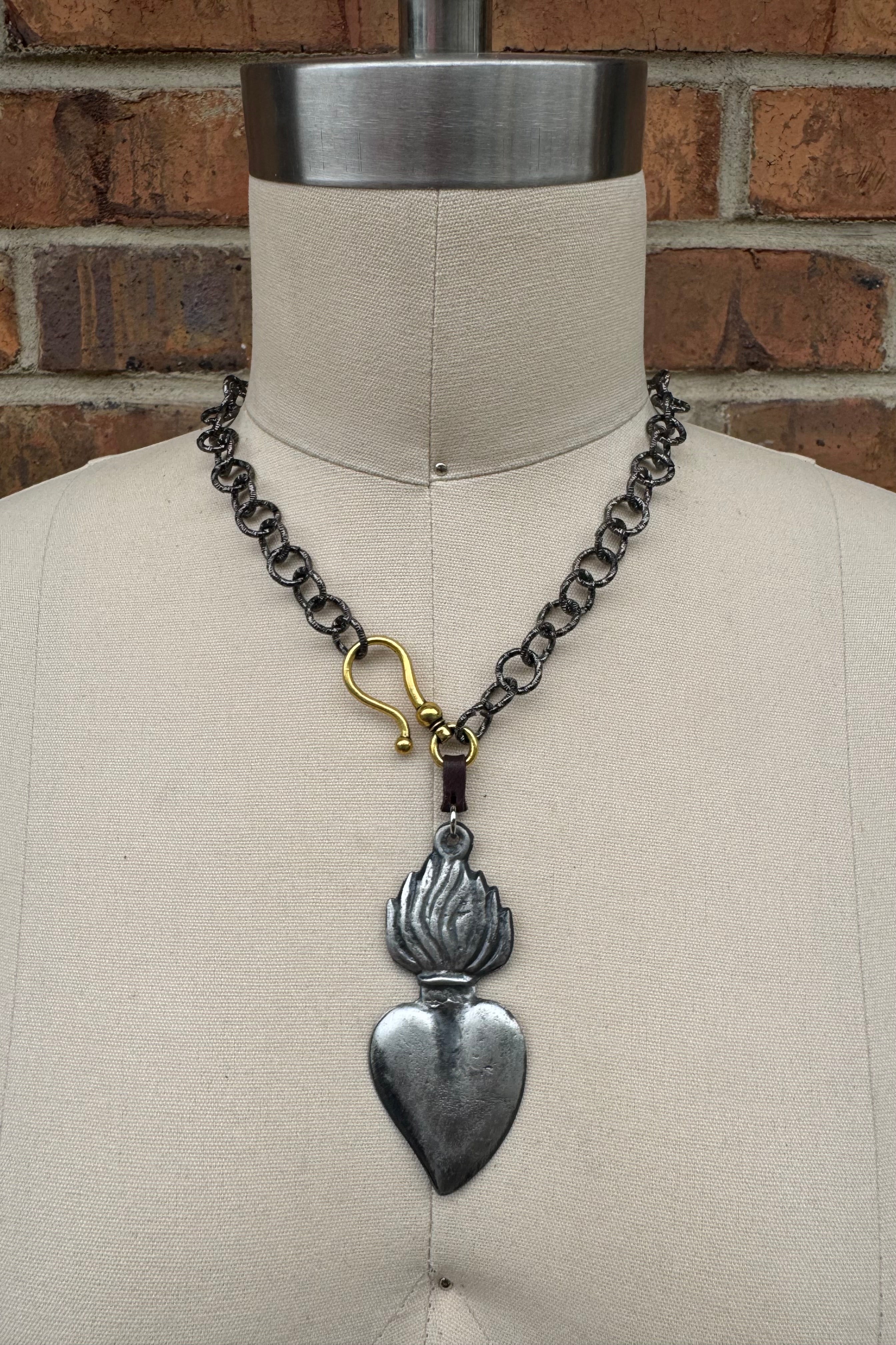 Heart on Fire Necklace