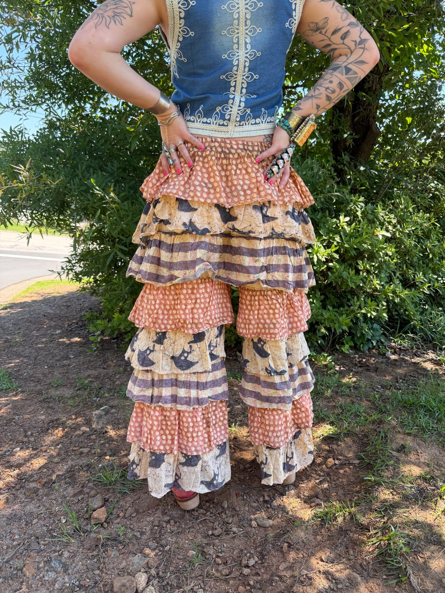 Ruffle Fly Away Pant