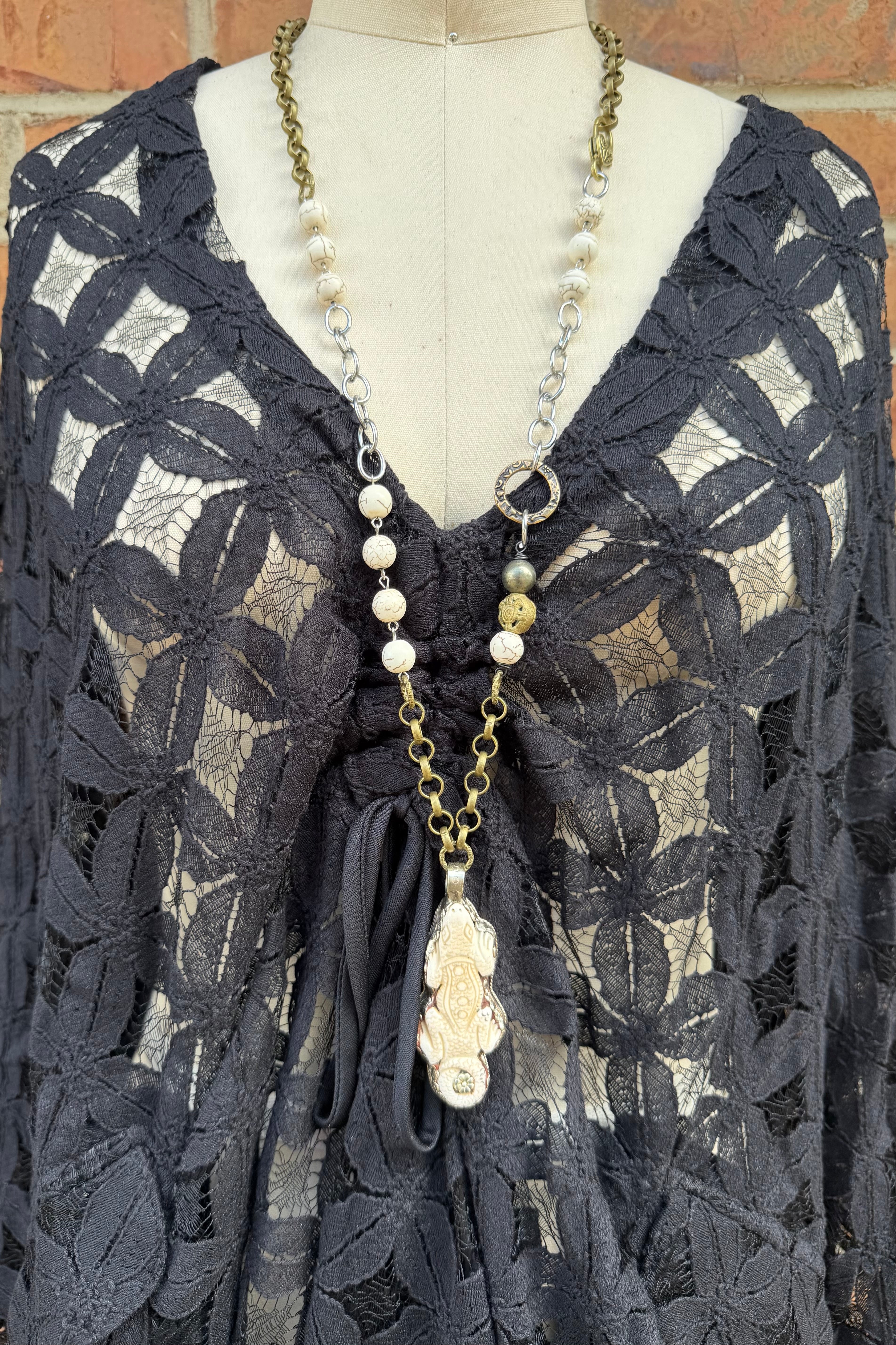 Leaping Lizards Necklace
