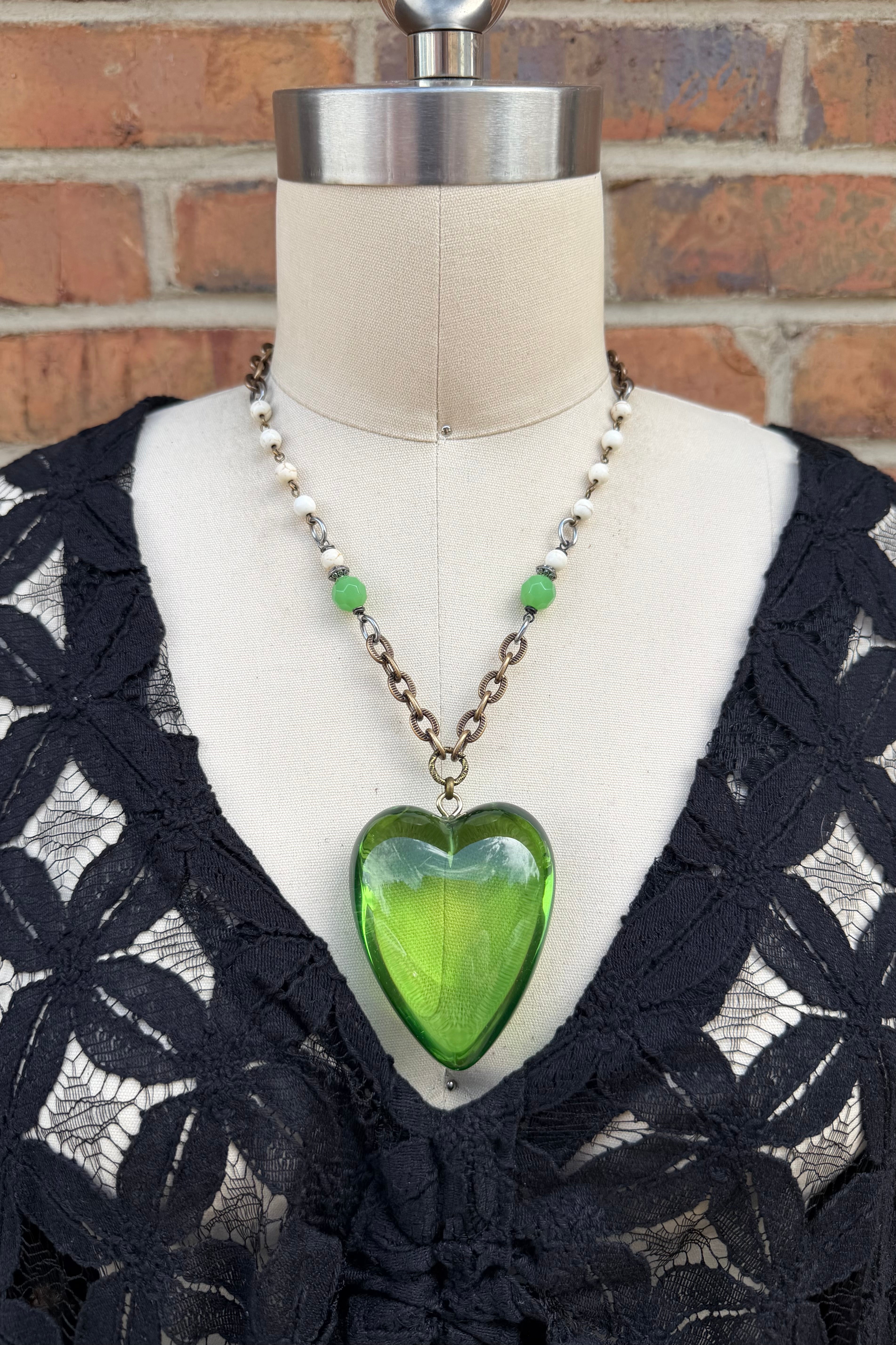 Heart Of Glass in Green