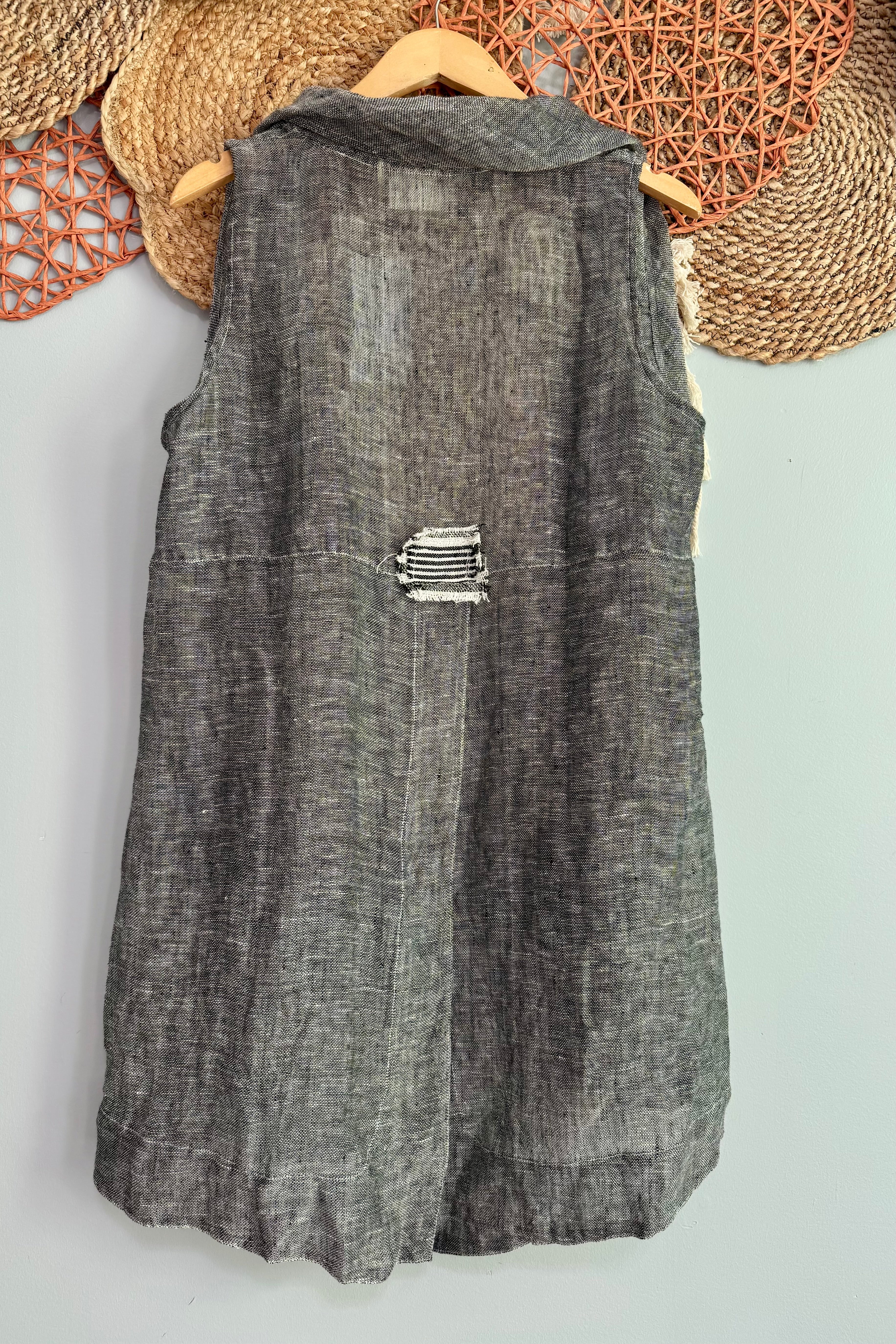 Sale Everyday Casual Linen Vest