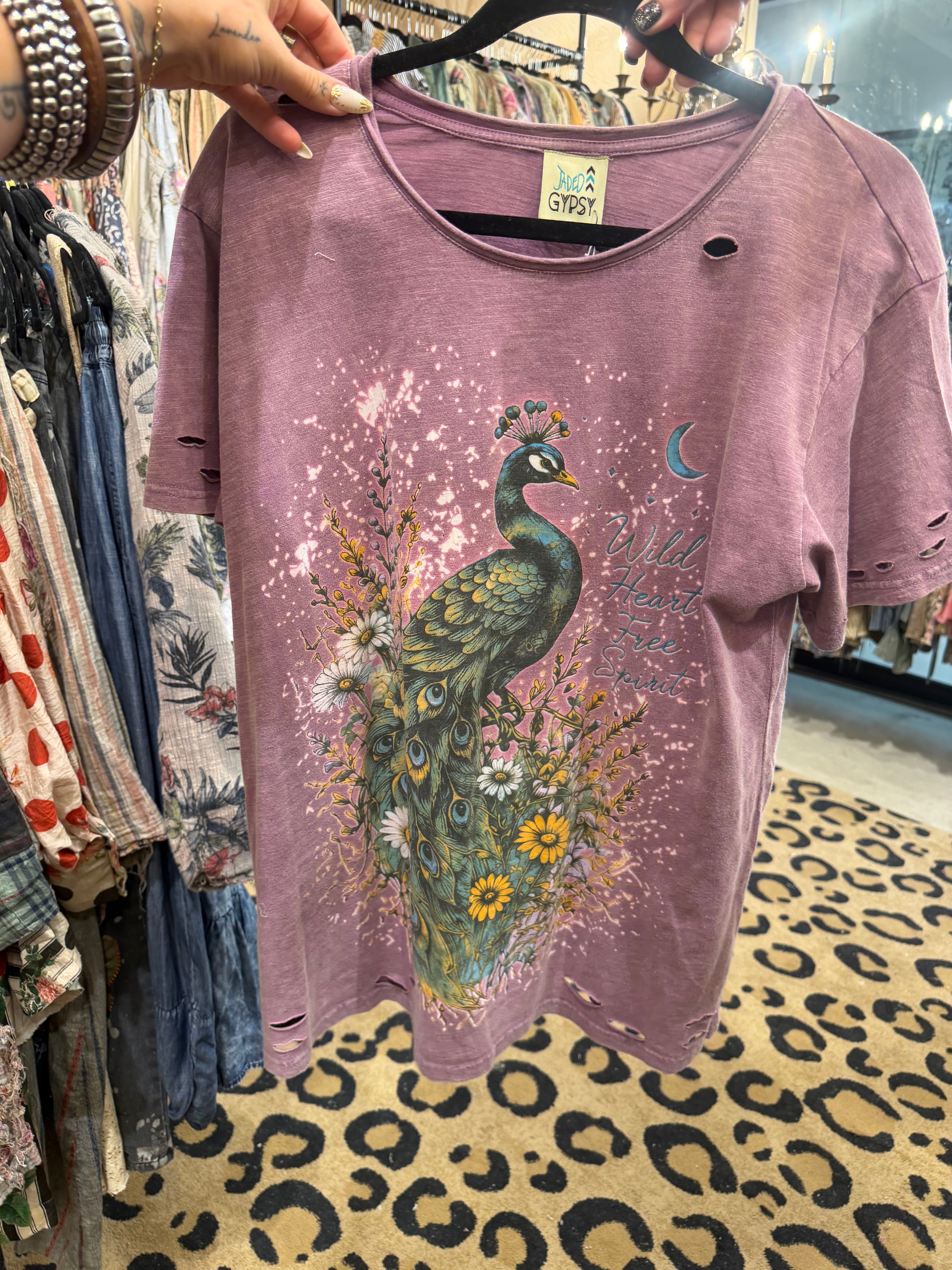 Preorder - Moon Dance Tee Royal Feather