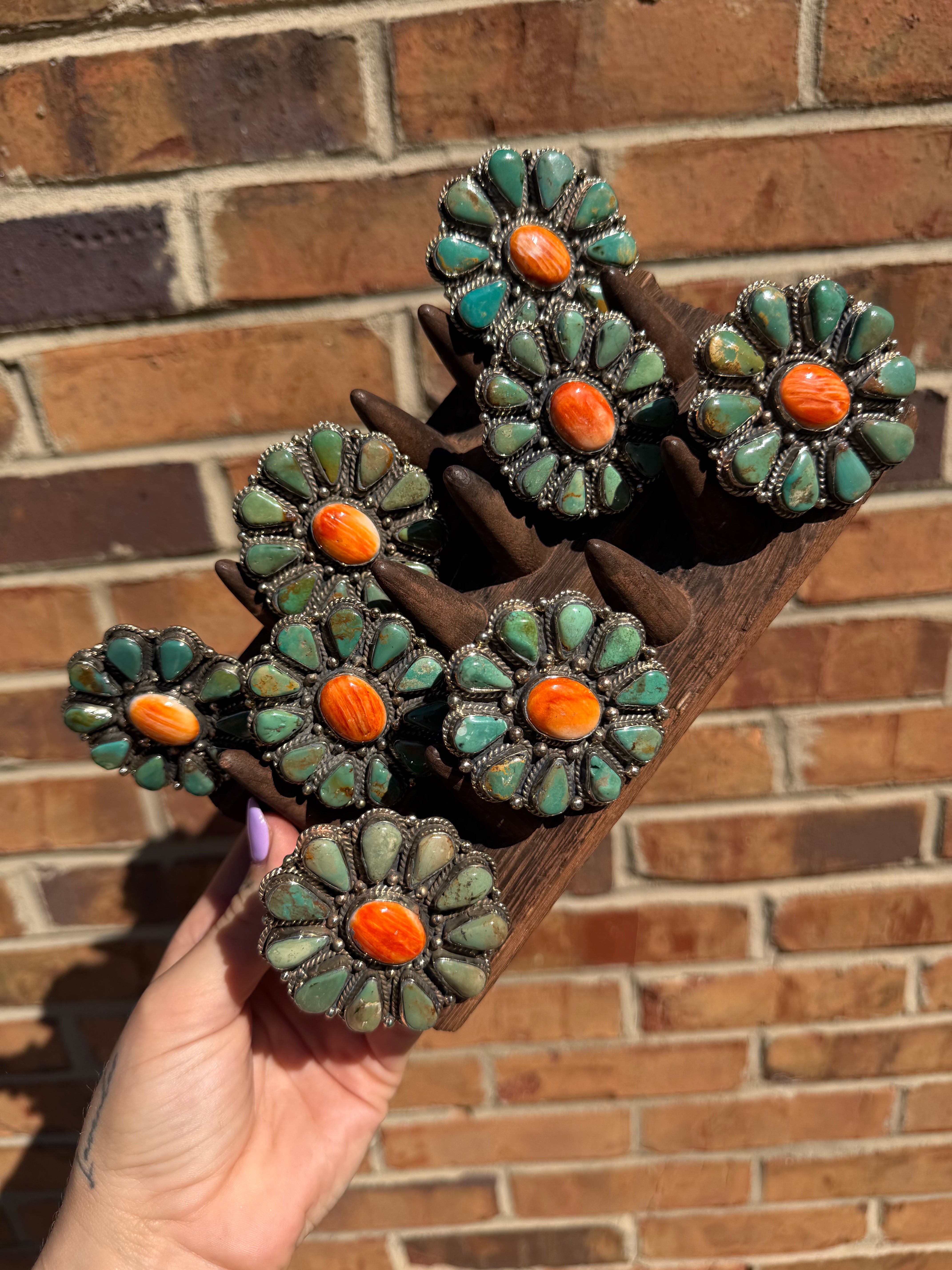 Statement Oval Flower Ring