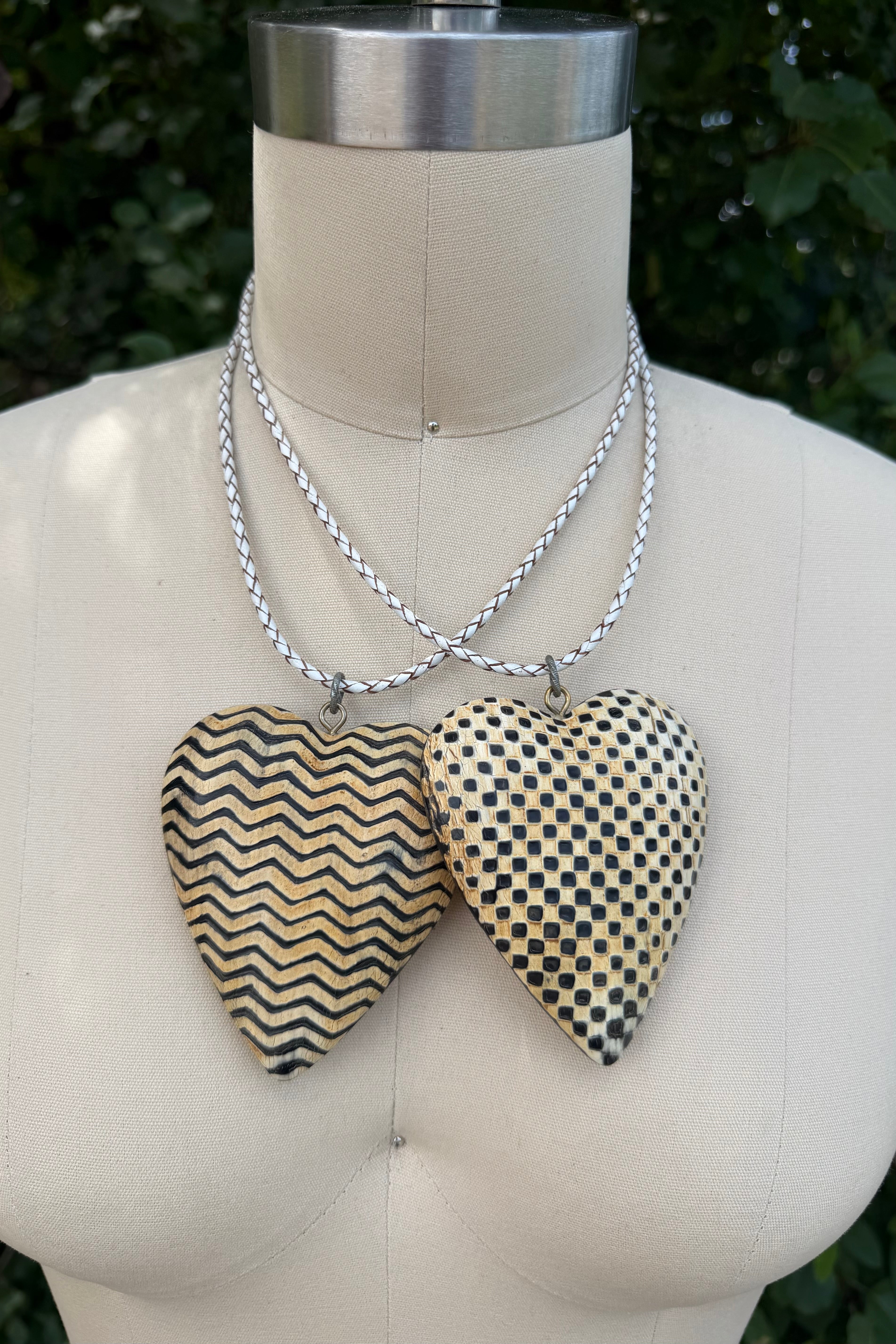 The Patterned Heart Choker