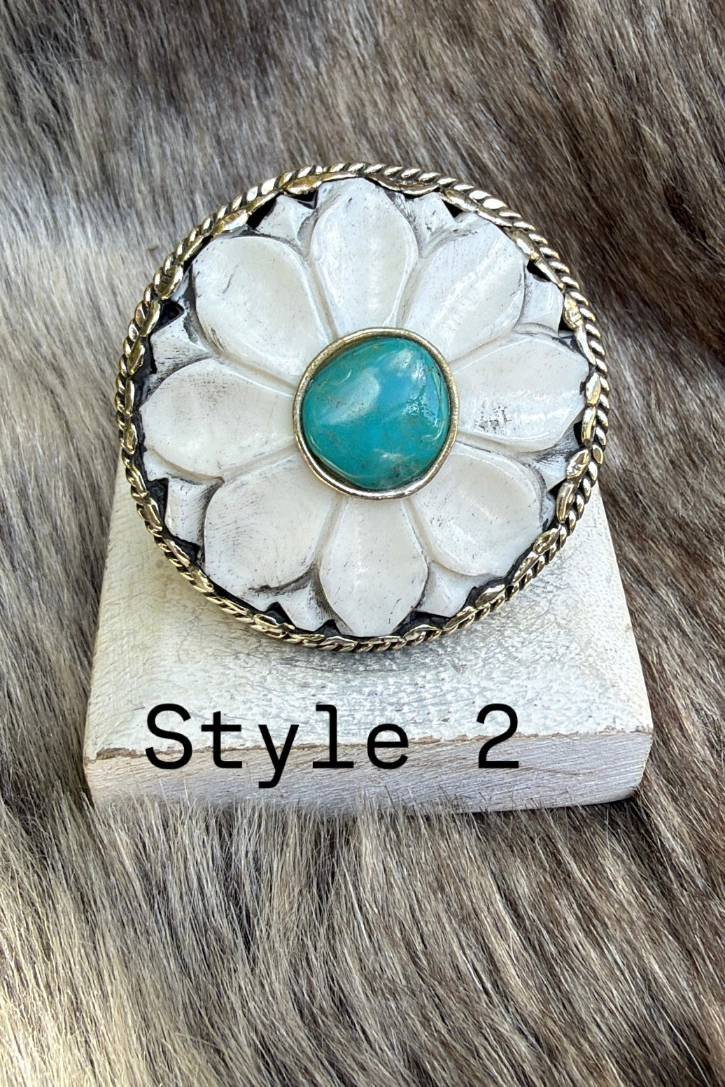 White Flower Ring