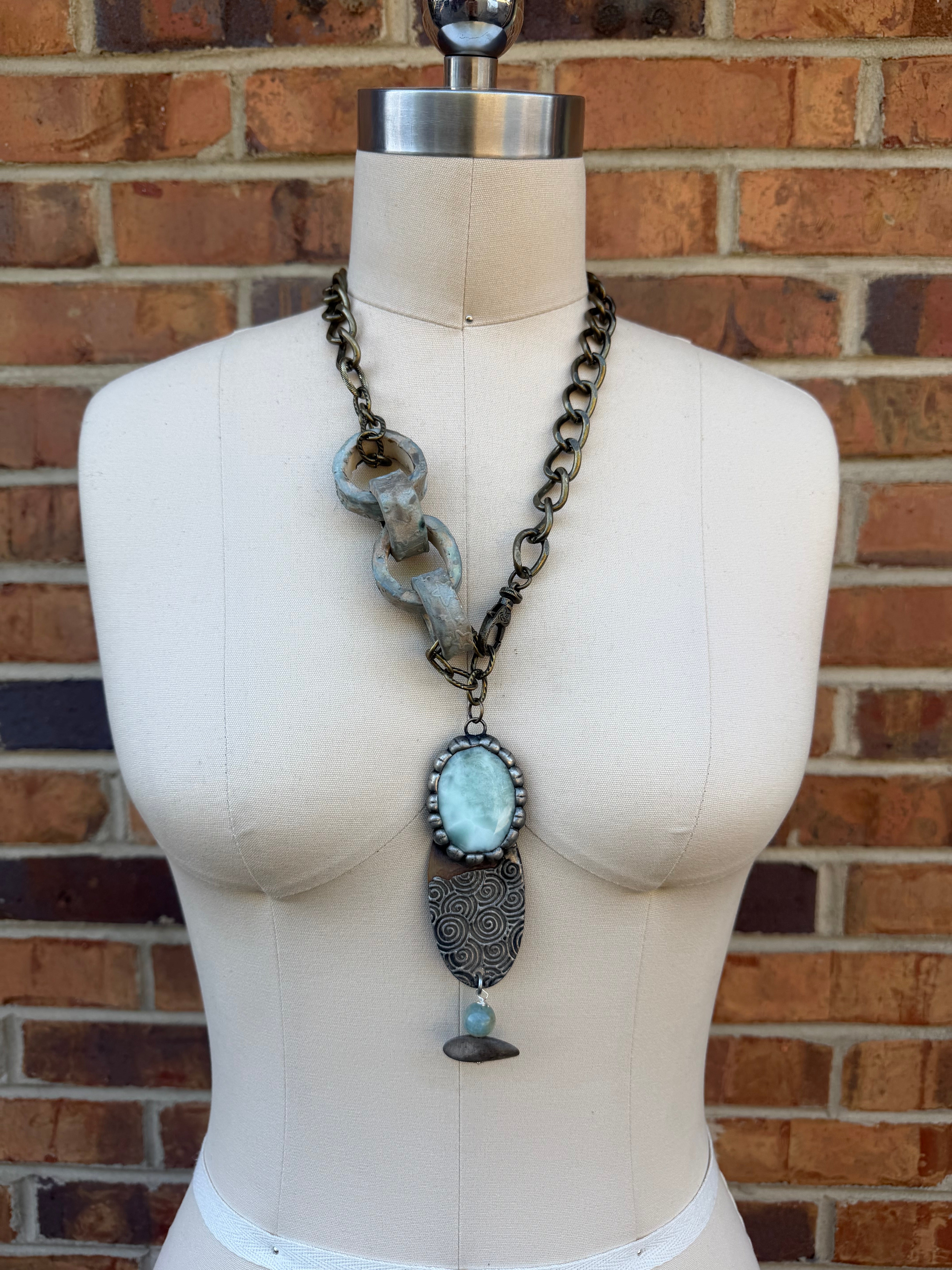 Big Bolts & Thing Necklace