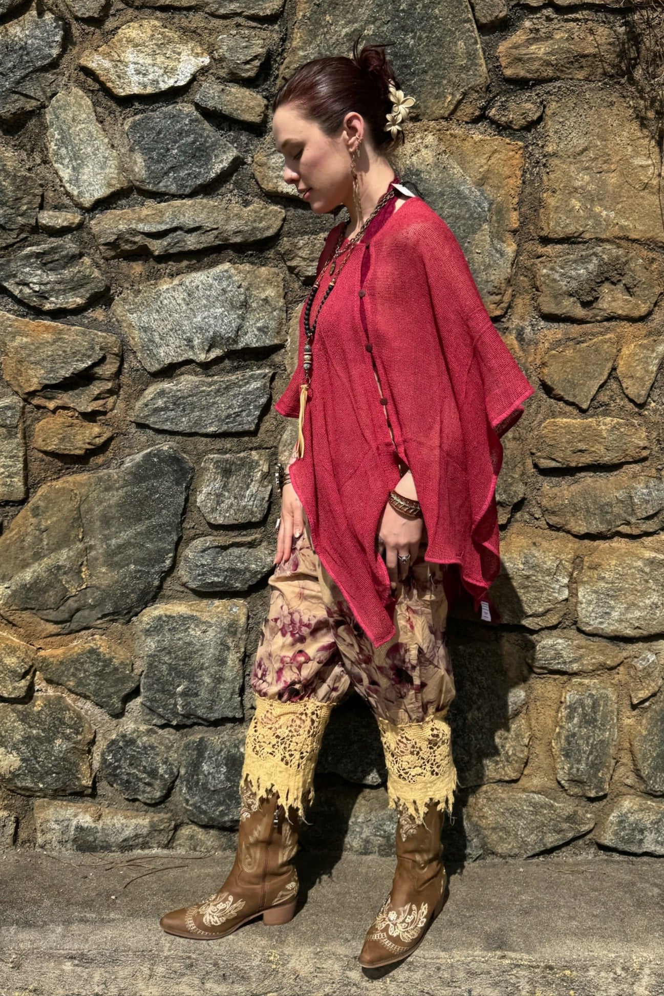 Summer Breeze Poncho Layering Top