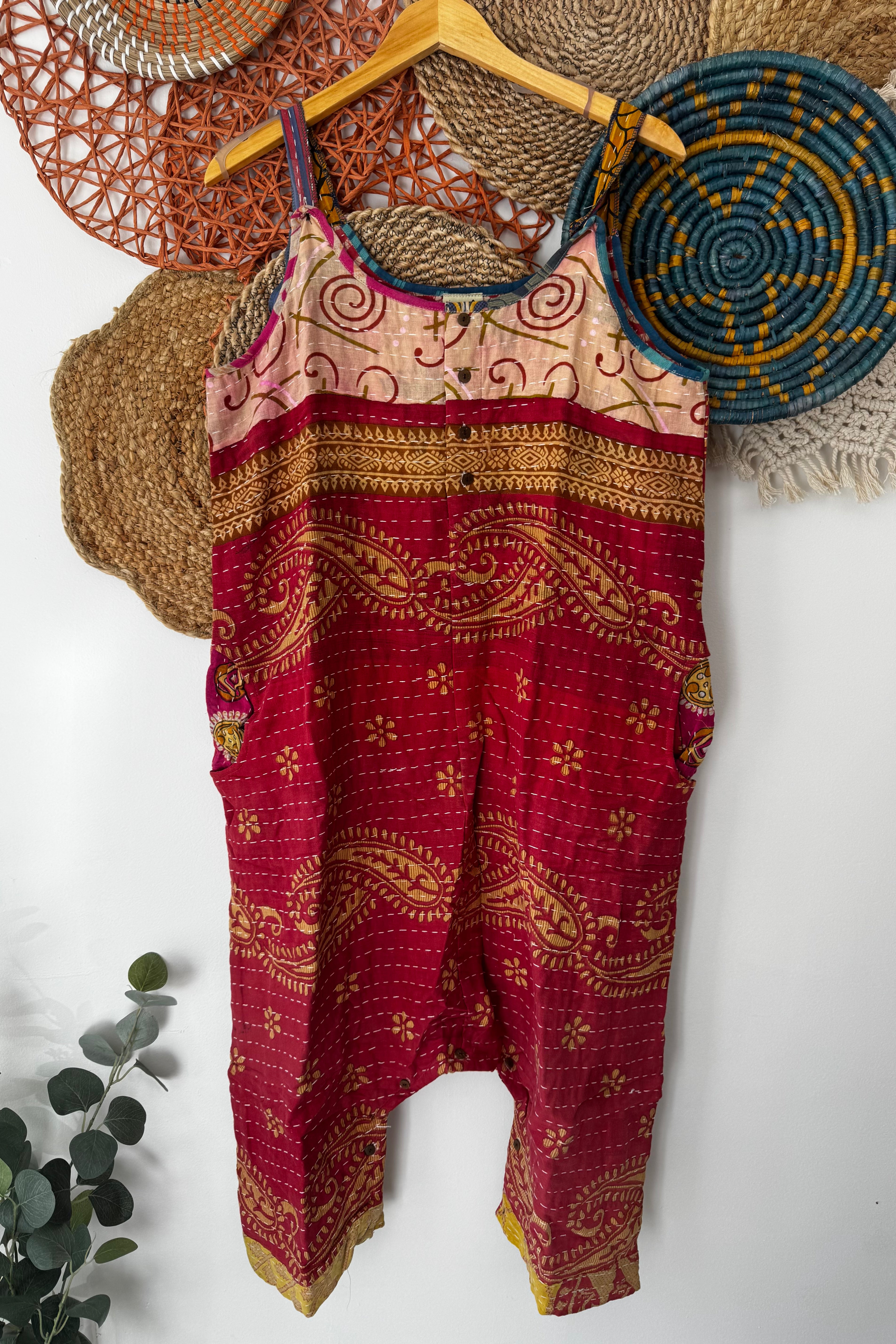 Kantha Sunrise Romper Combo F