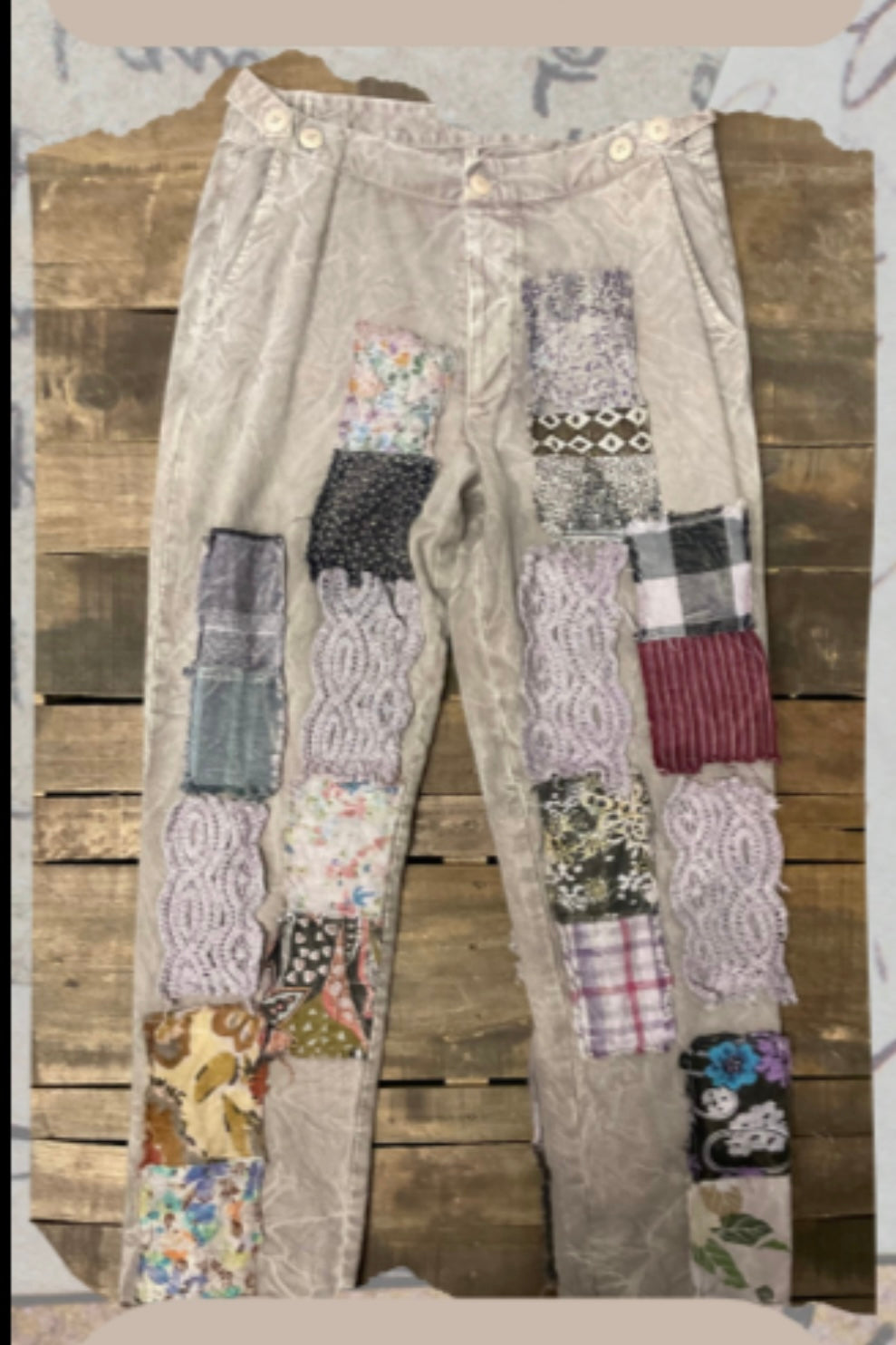 Preorder Traveling On Pants Mixed Patched - End Oct