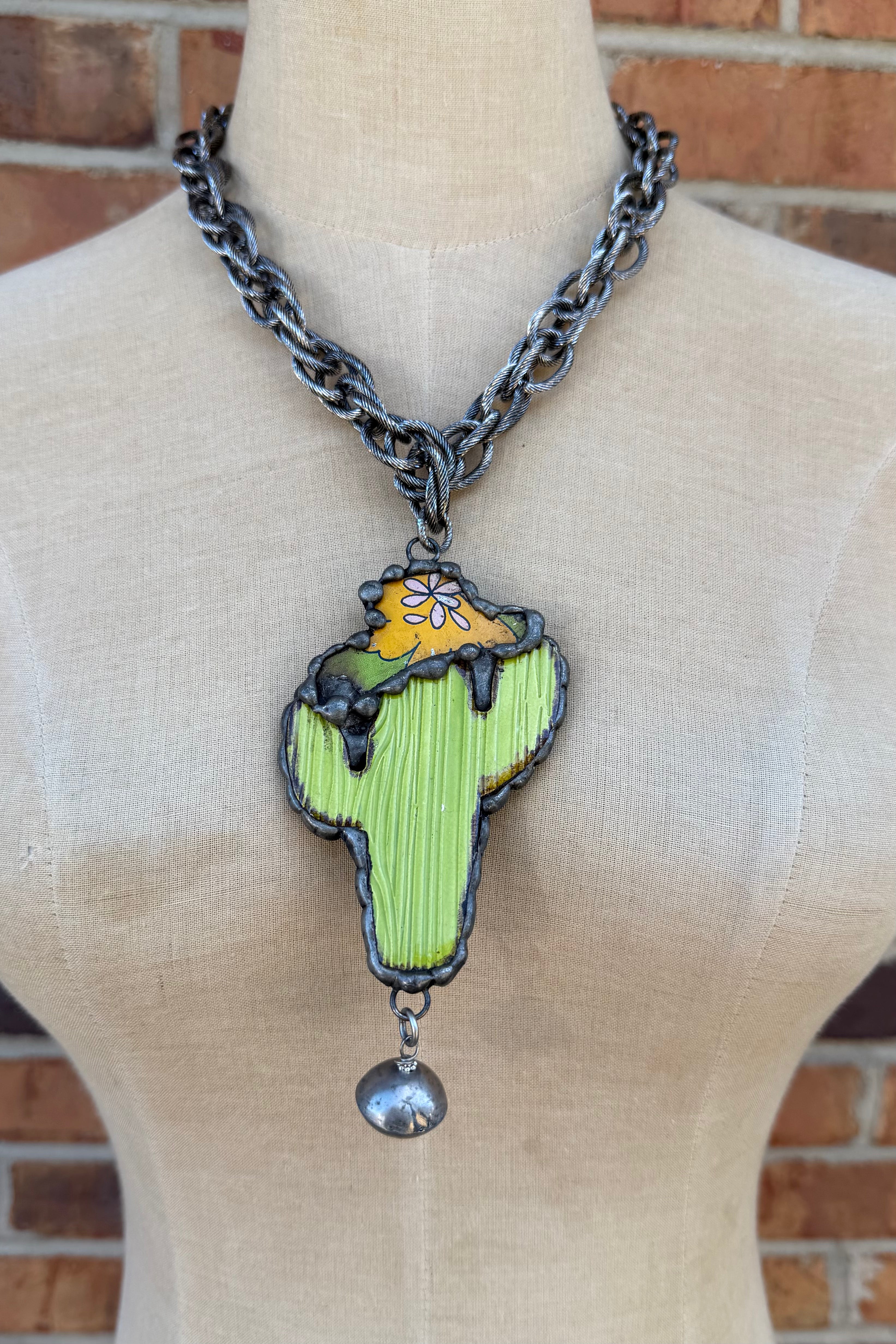 Fiesta  Cactus Necklace 
