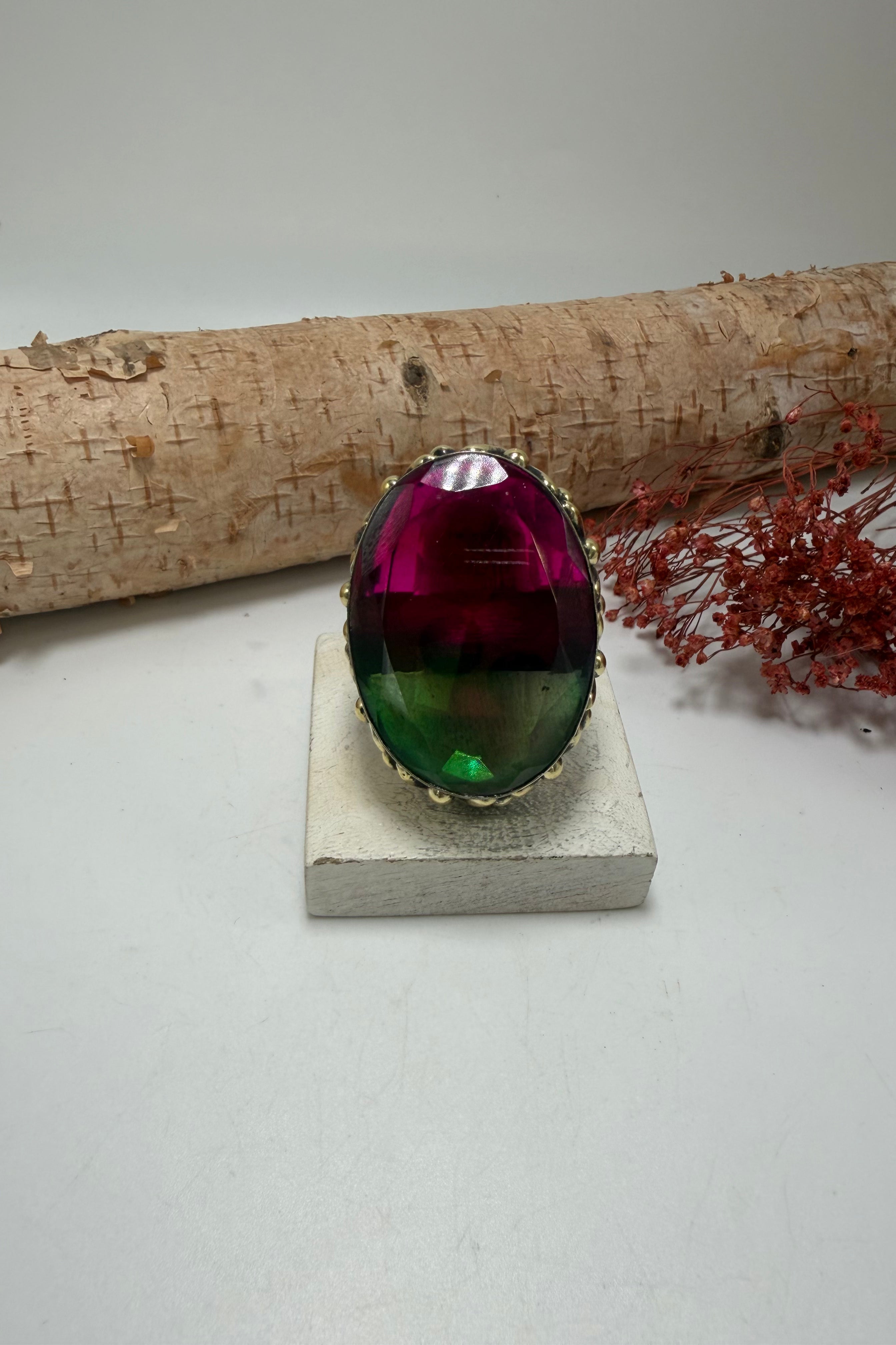 Bubblegum in a Dish Ring - Adjustable