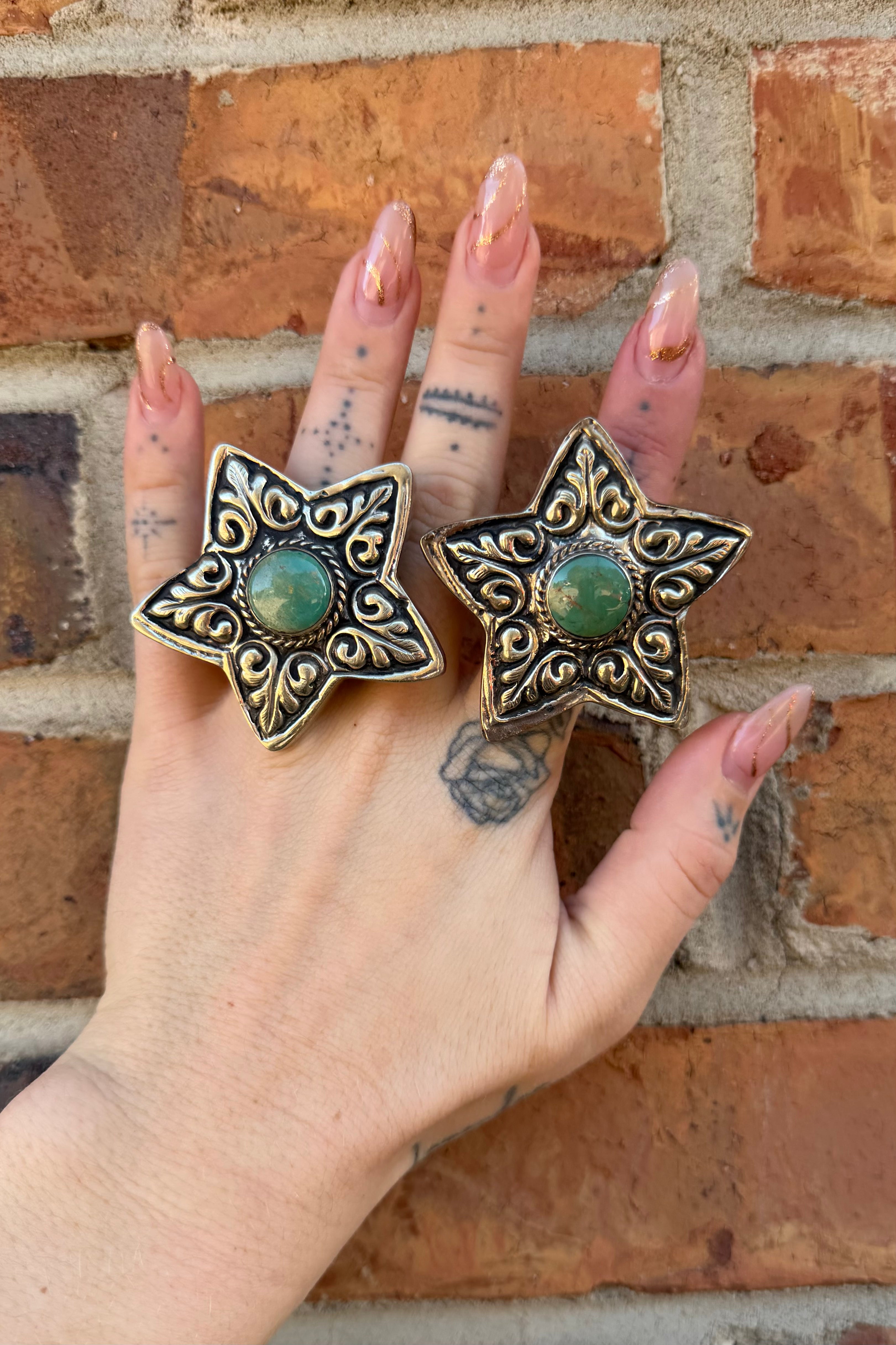 Stars w/ Turquoise Ring