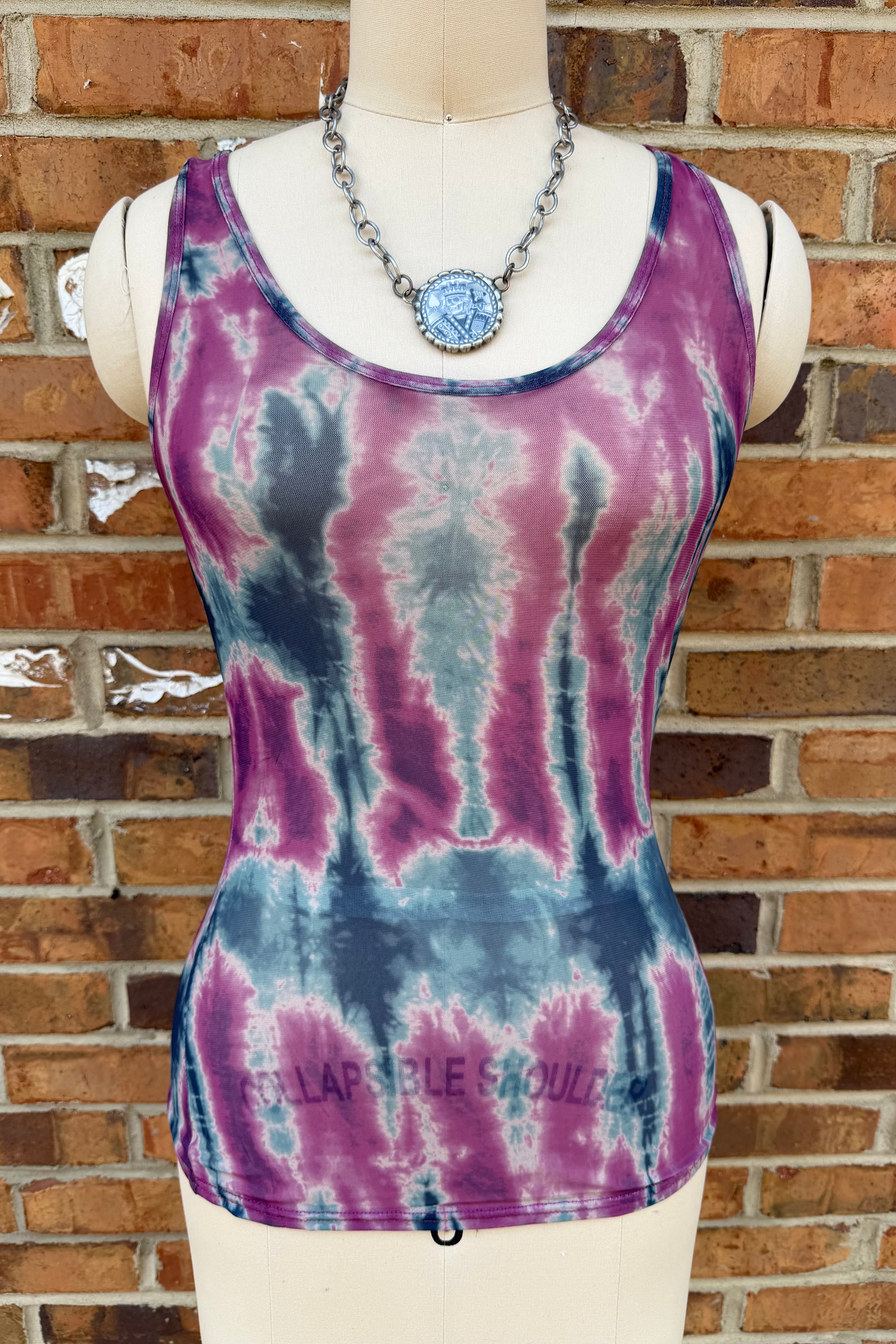 Sheer Dusty Teal Tank