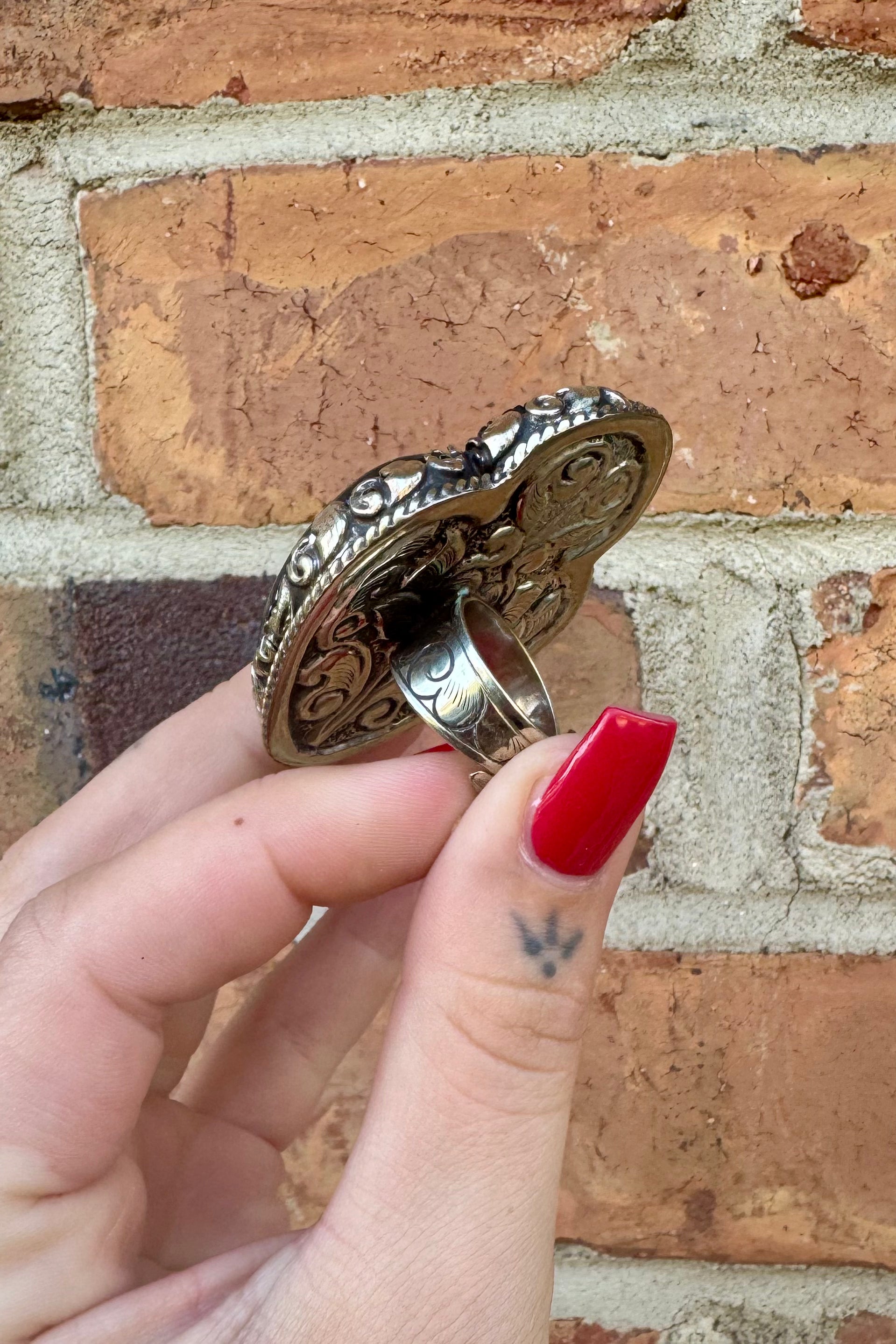 Heart on Fire Ring