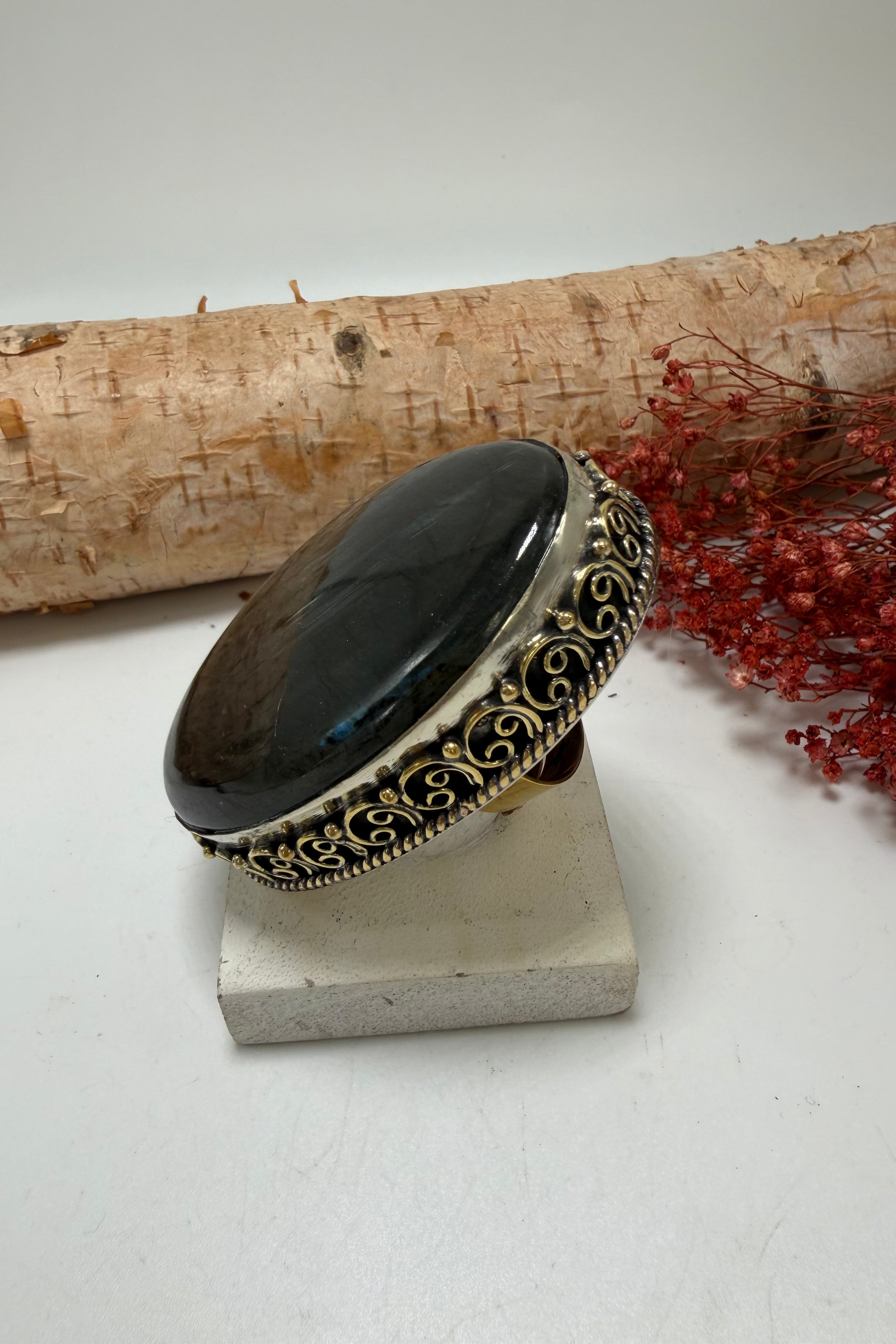 Labradorite At Night Ring 
