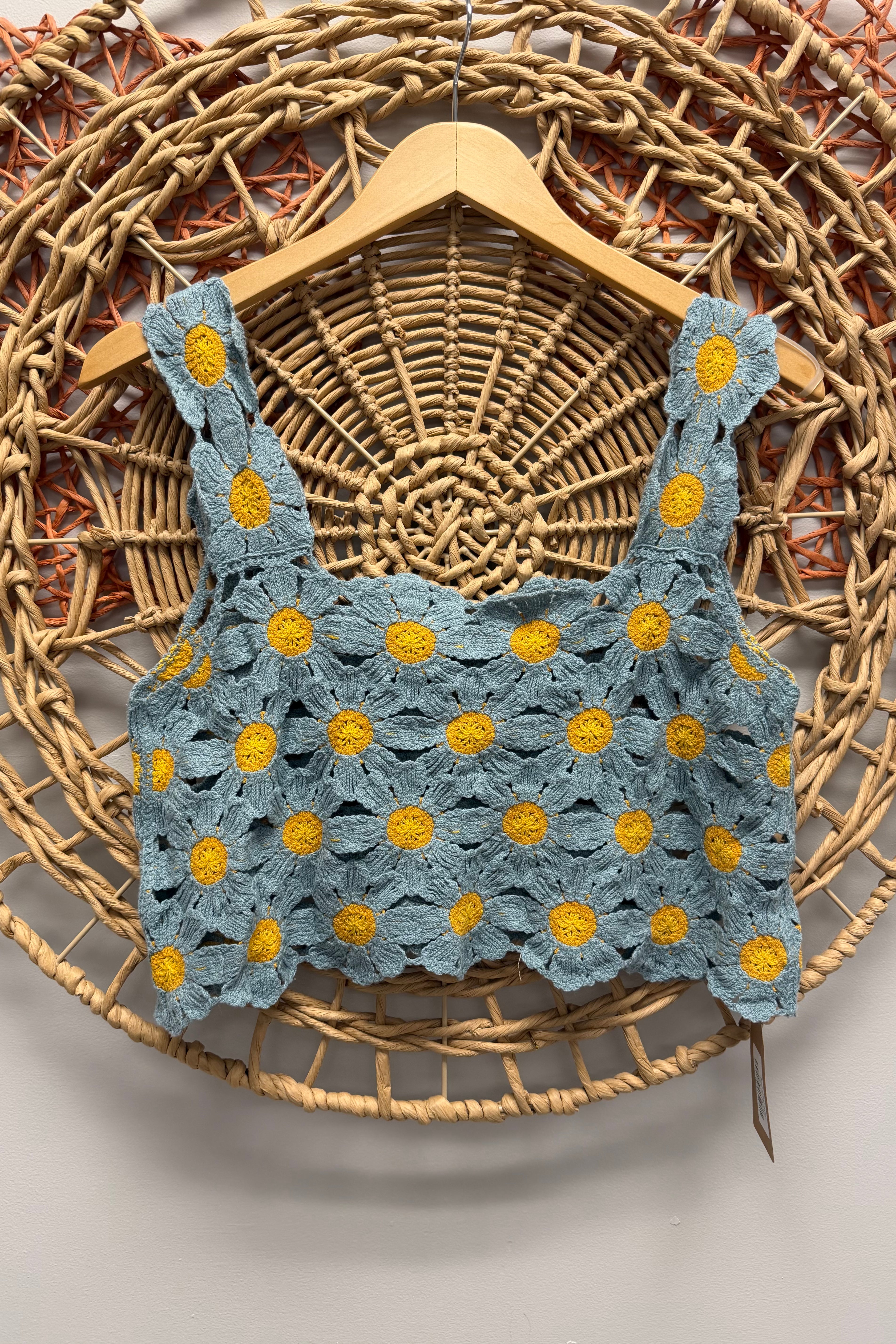 Sale Item 3 - Woven Floral Crop