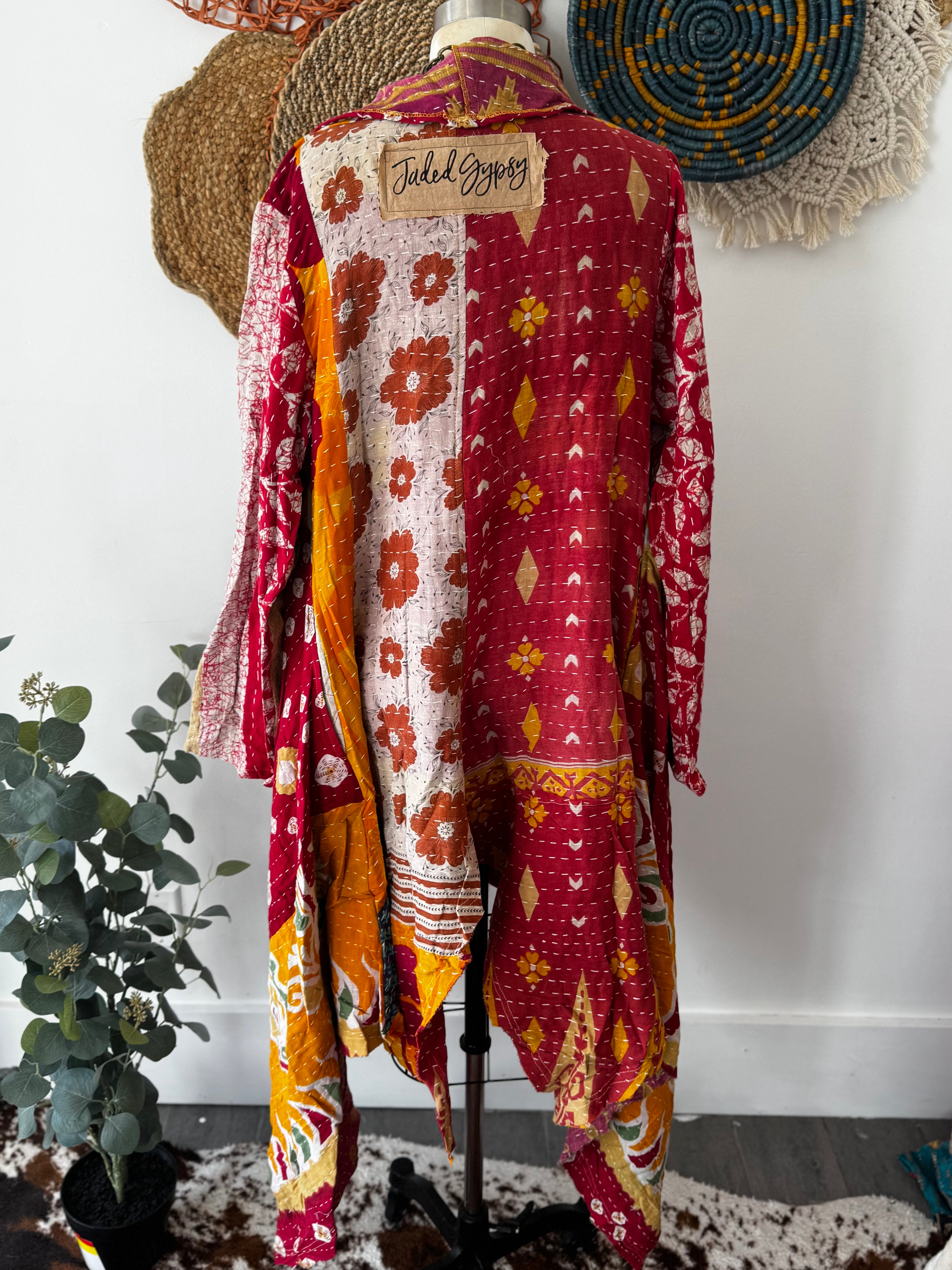 Kantha Sunrise Duster Combo A