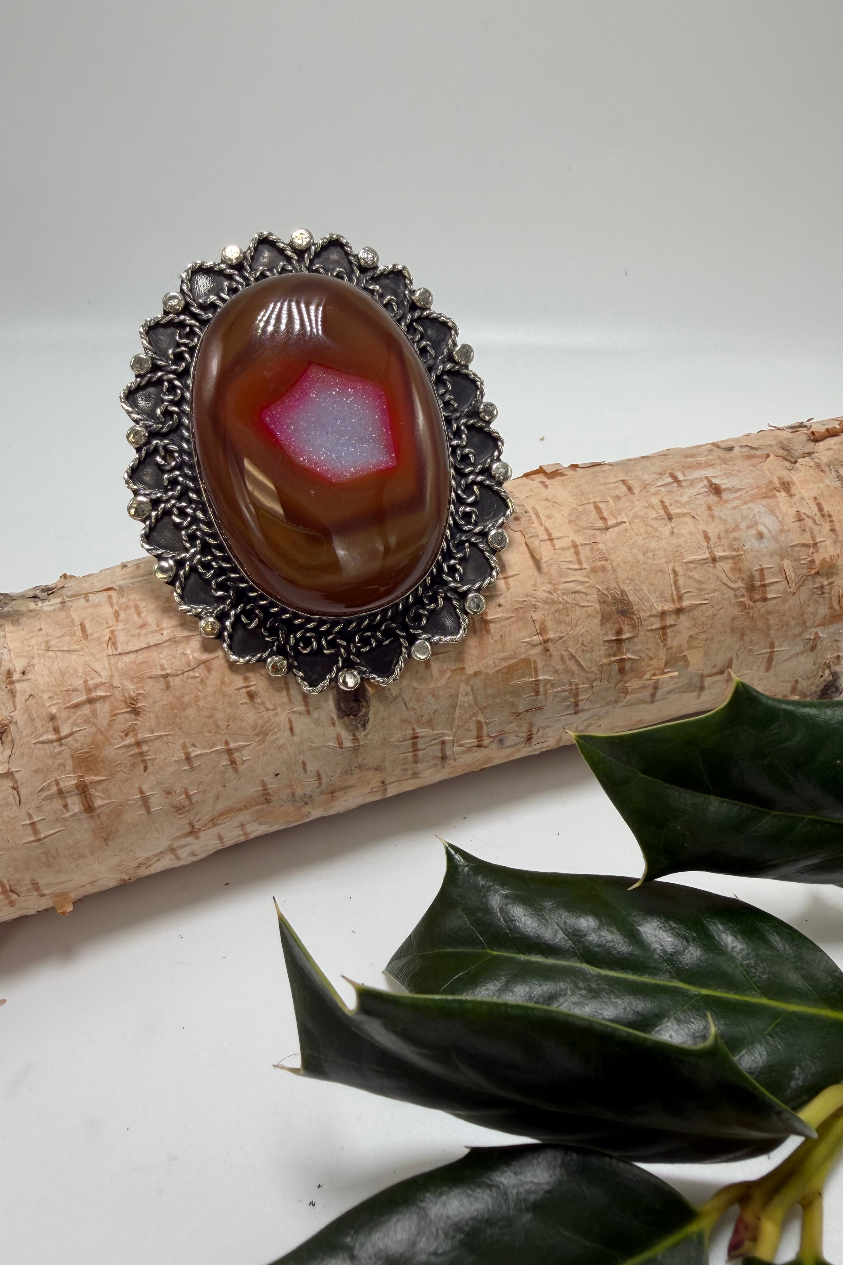 Starburst Geode Ring