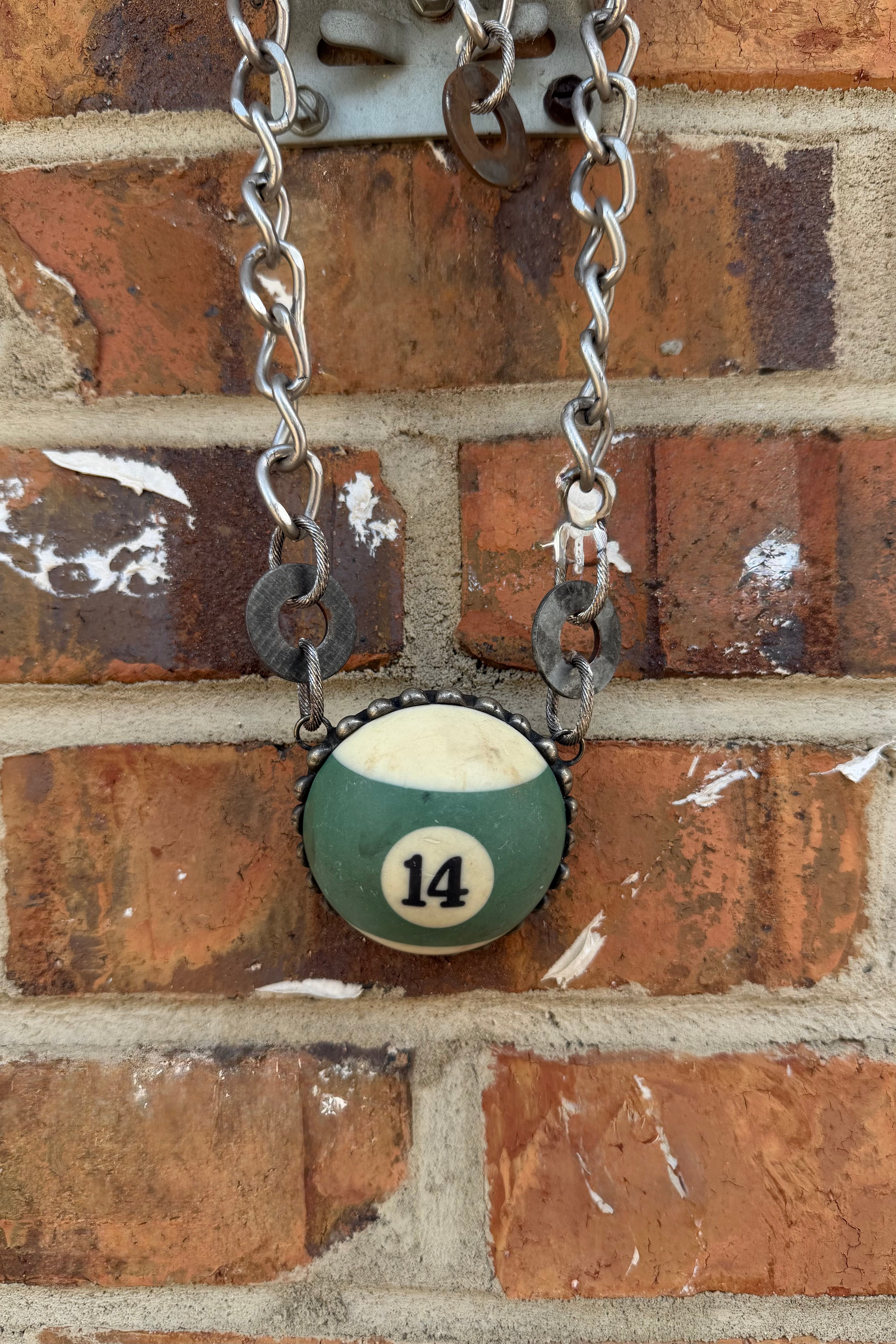 Large Pool Ball Necklace