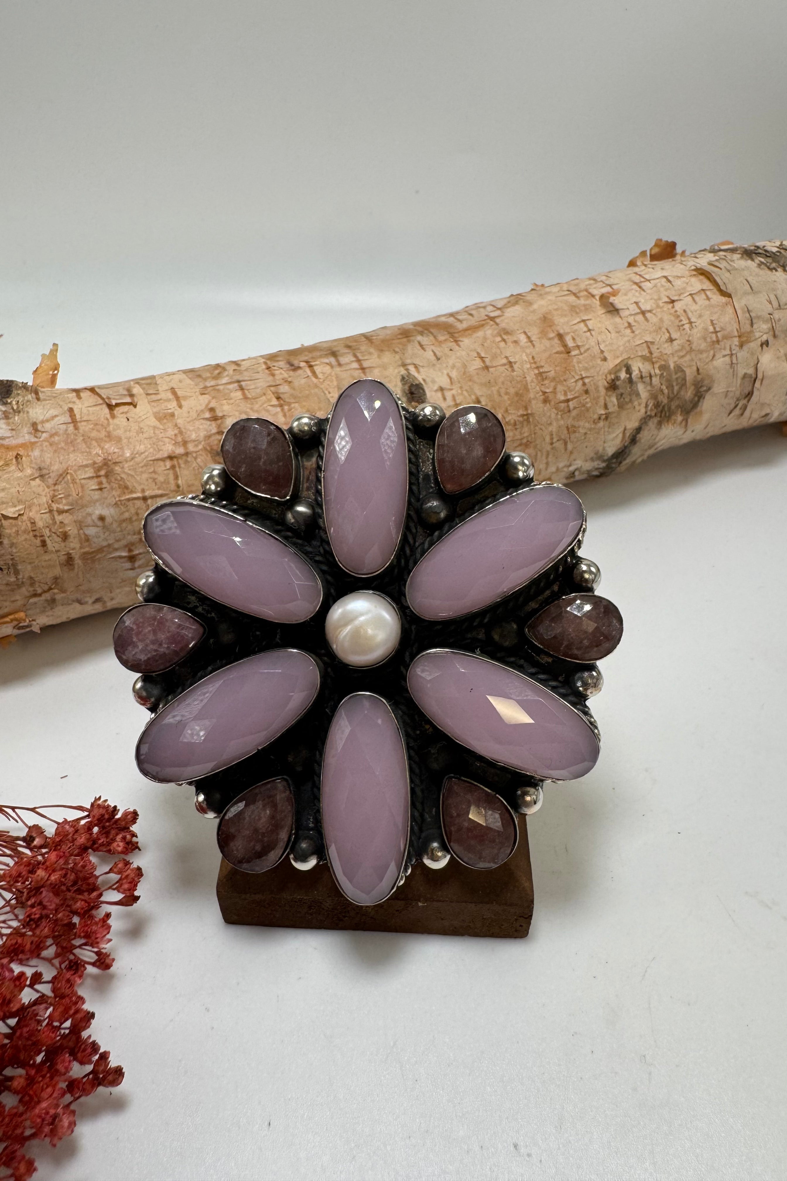 Girl Flower Power Ring