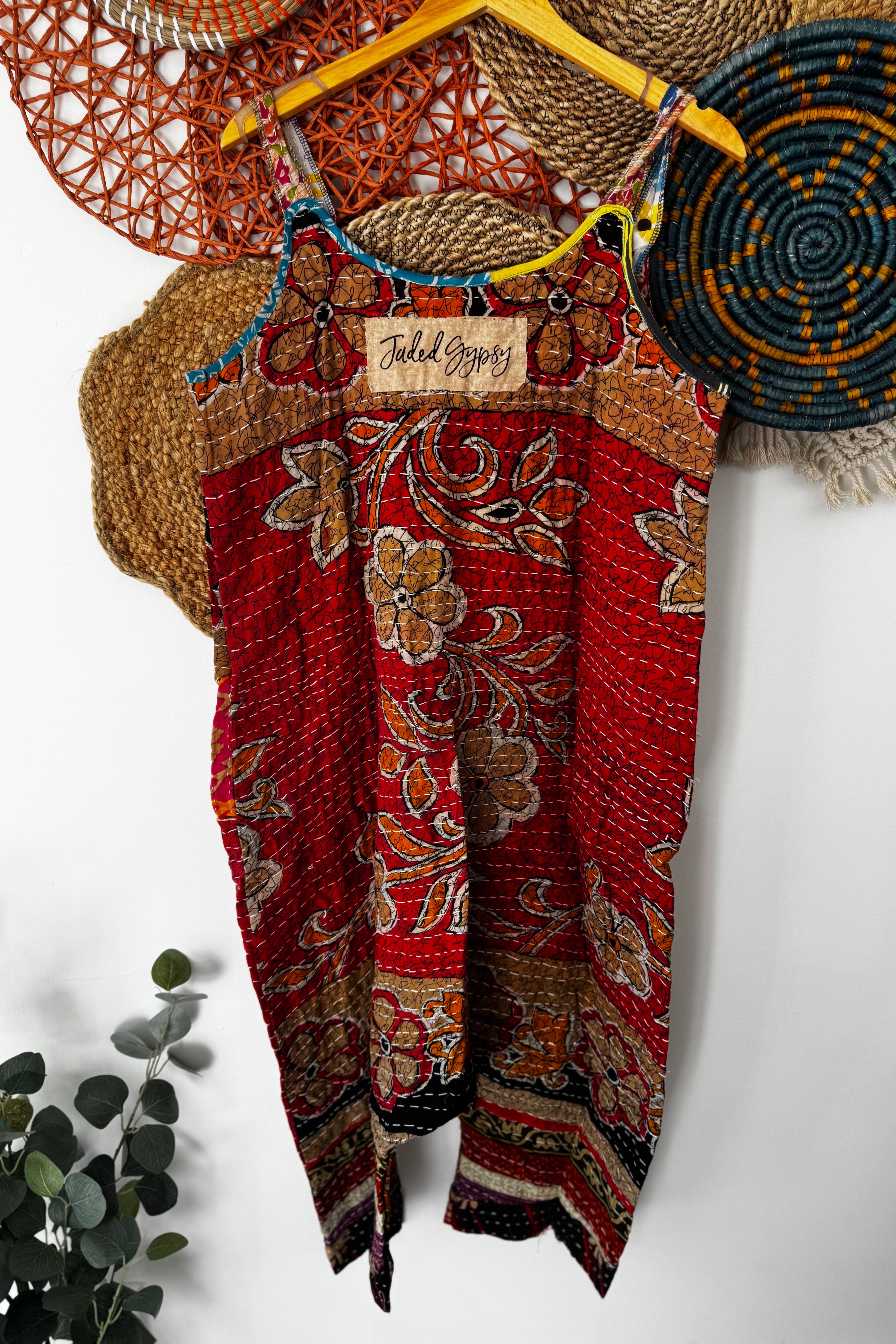 Kantha Sunrise Romper Combo I