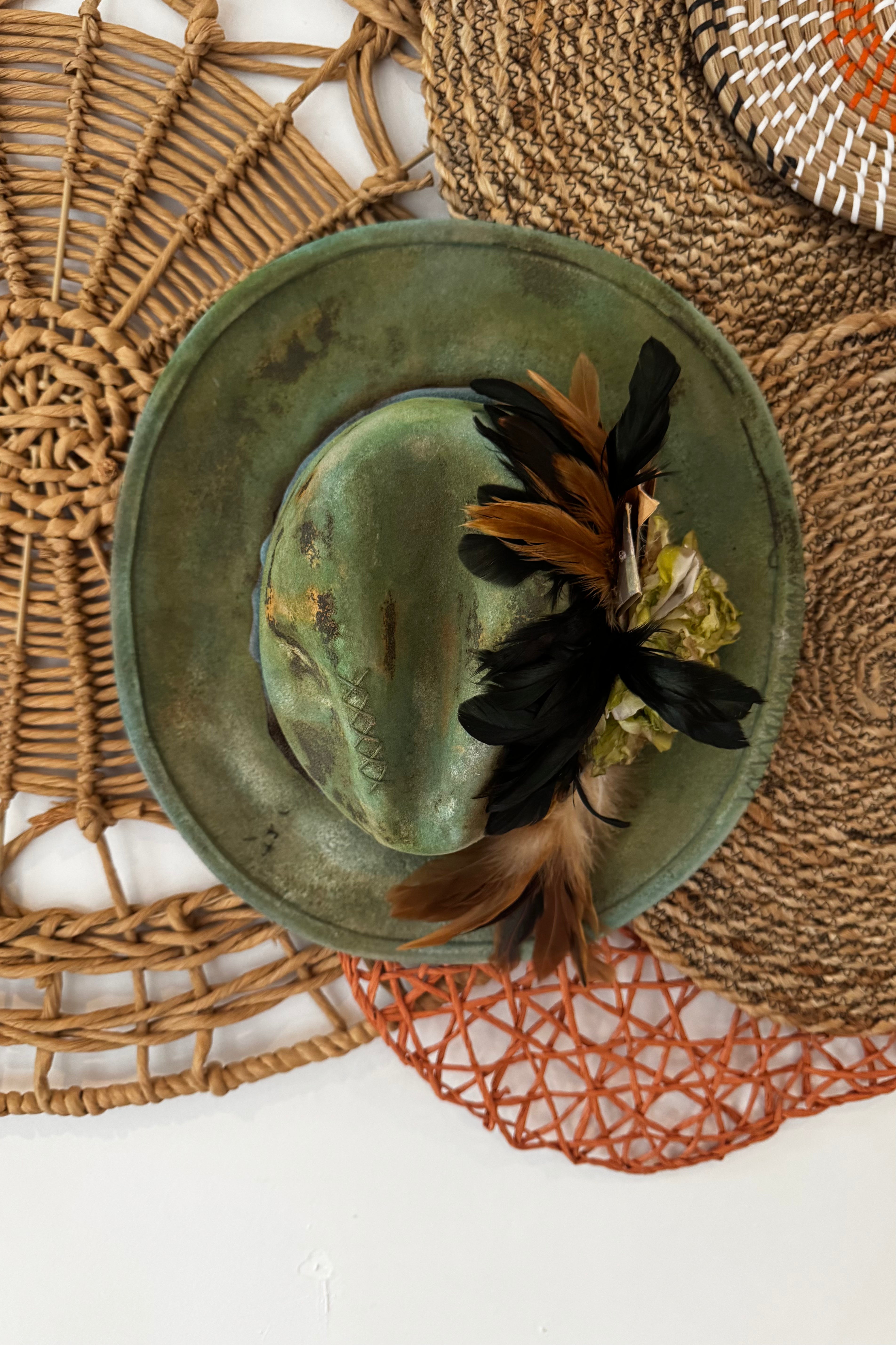 Daisy Darling BIG Feather Statement Cowgirl Hat