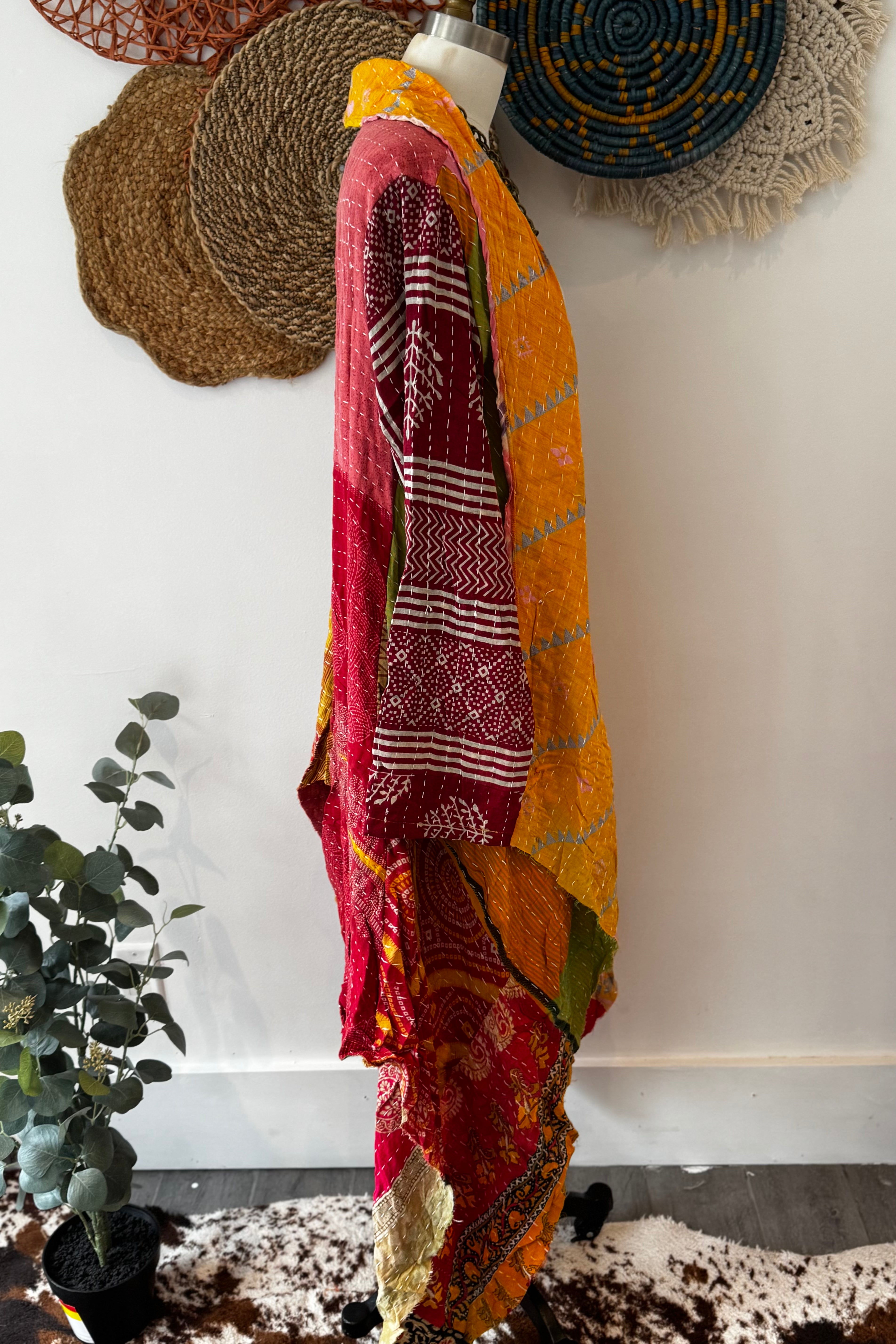 Kantha Sunrise Duster Combo G