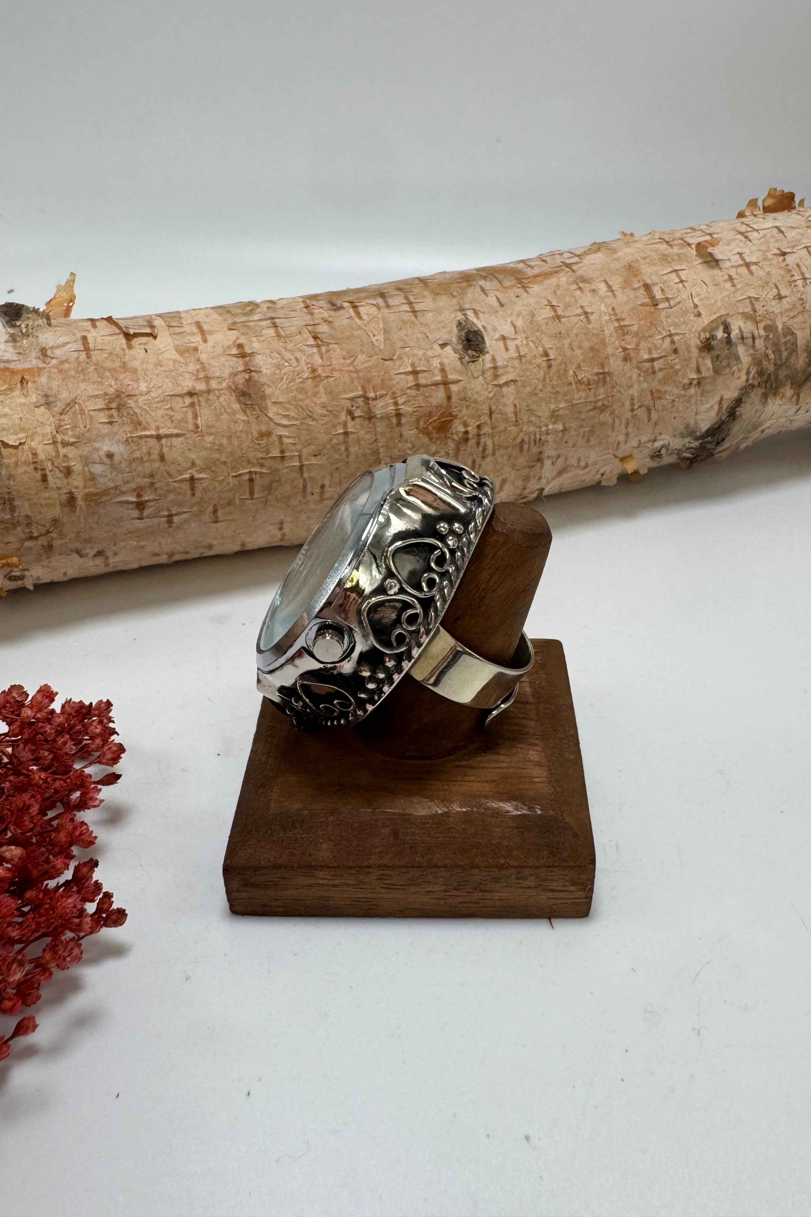 Sea of Blue Watch Ring