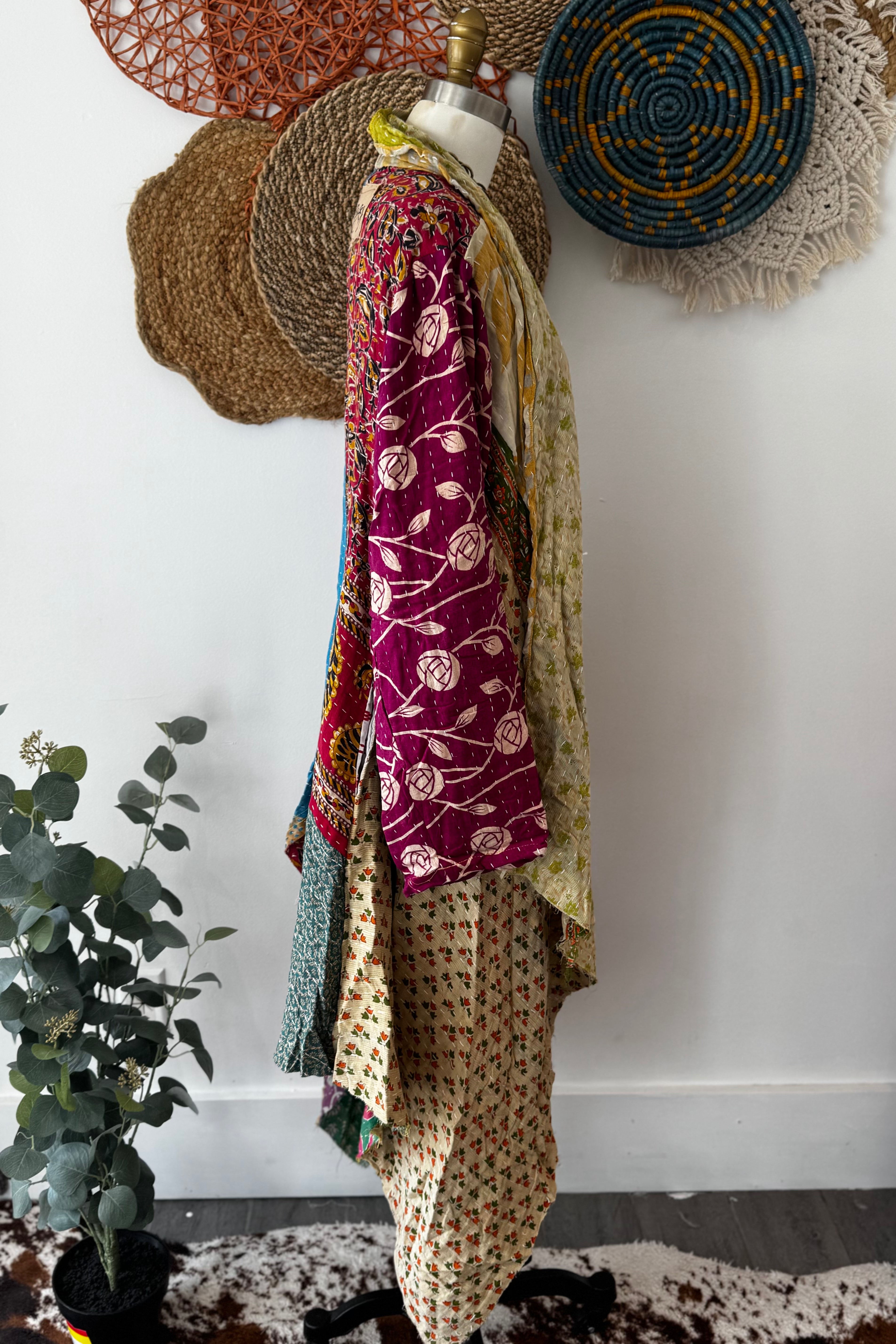 Kantha Sunrise Duster Combo C