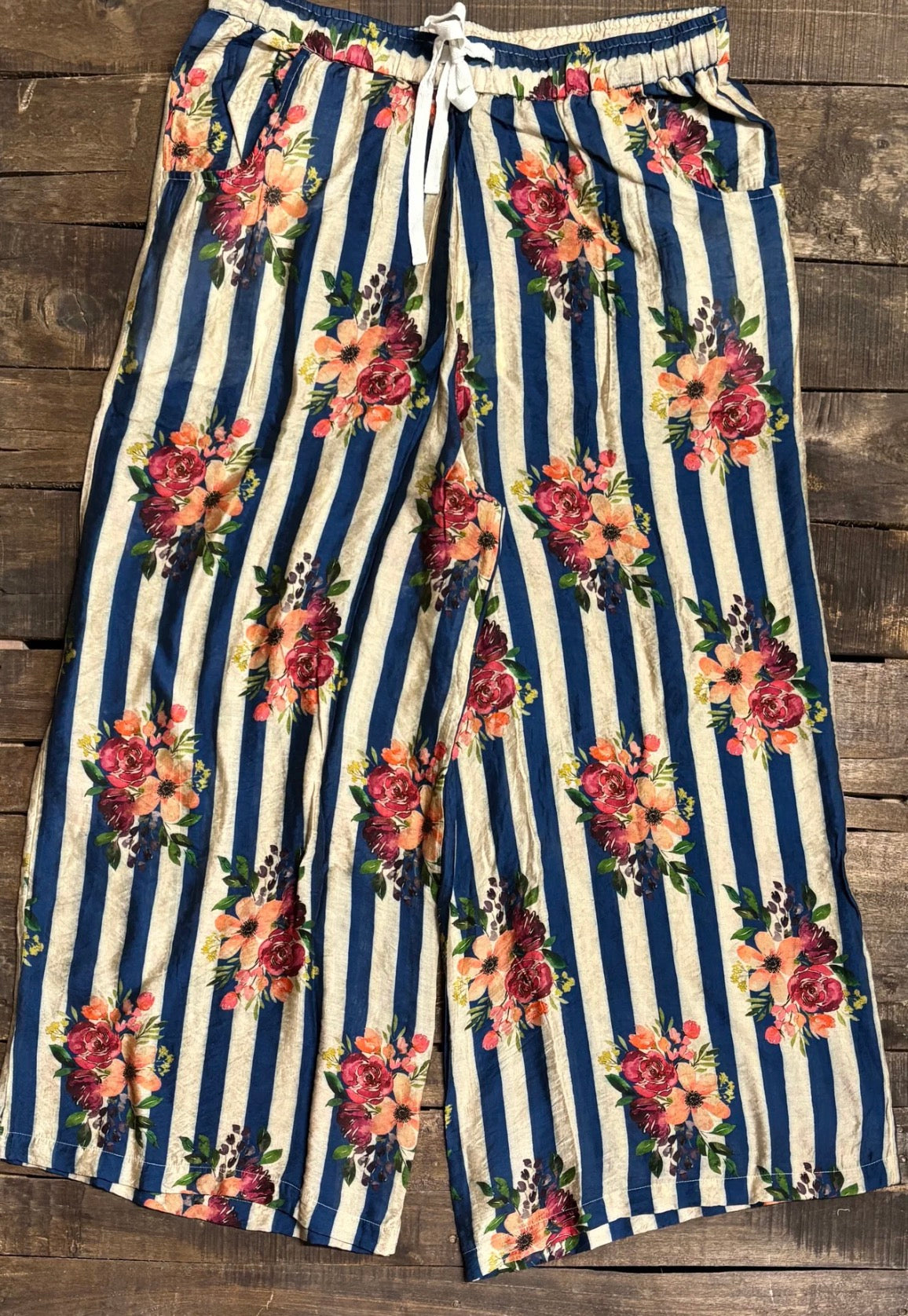 Starlight Drift Pants - Royal Stripe