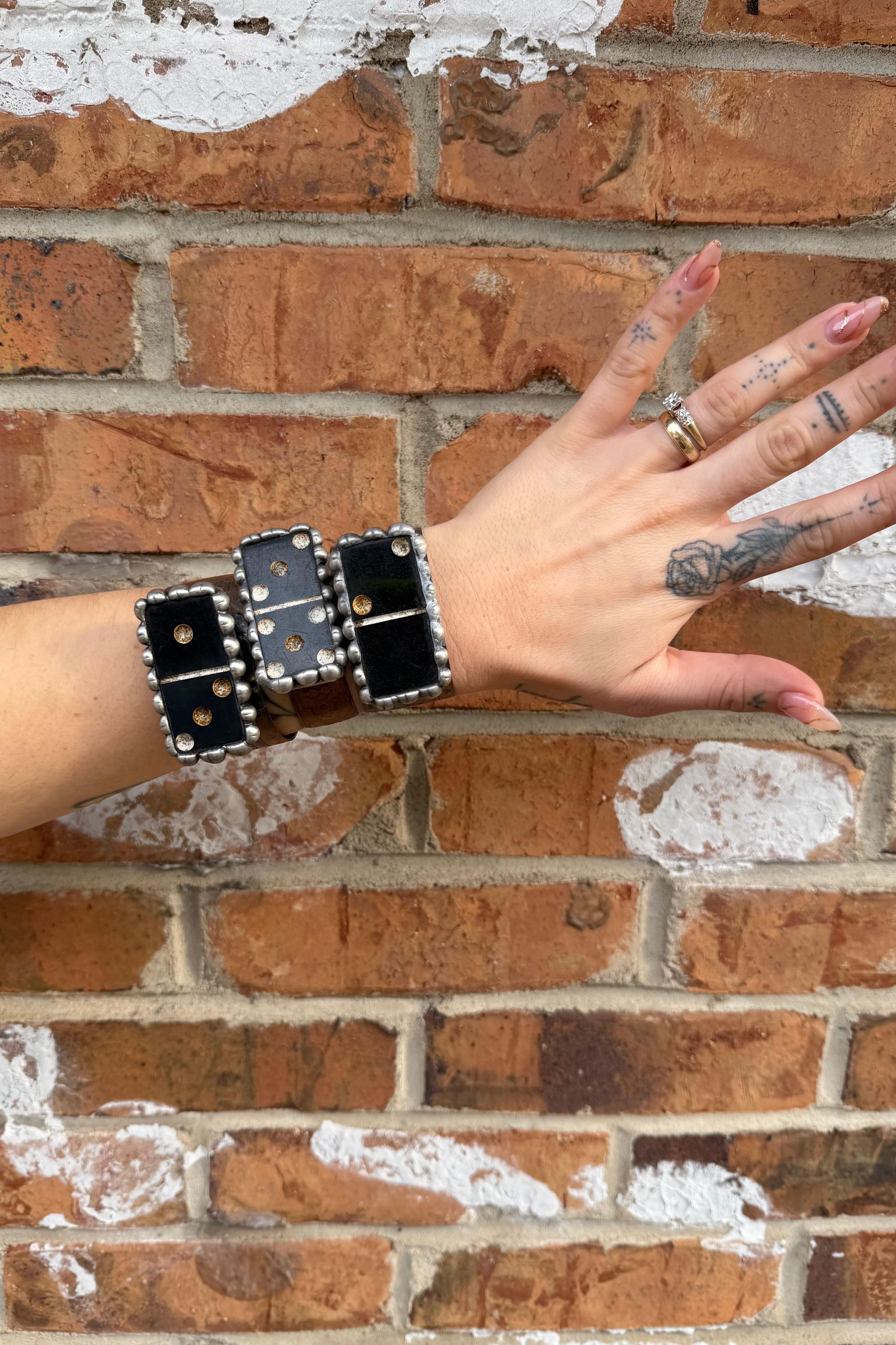 Colored Numbers Domino Cuff