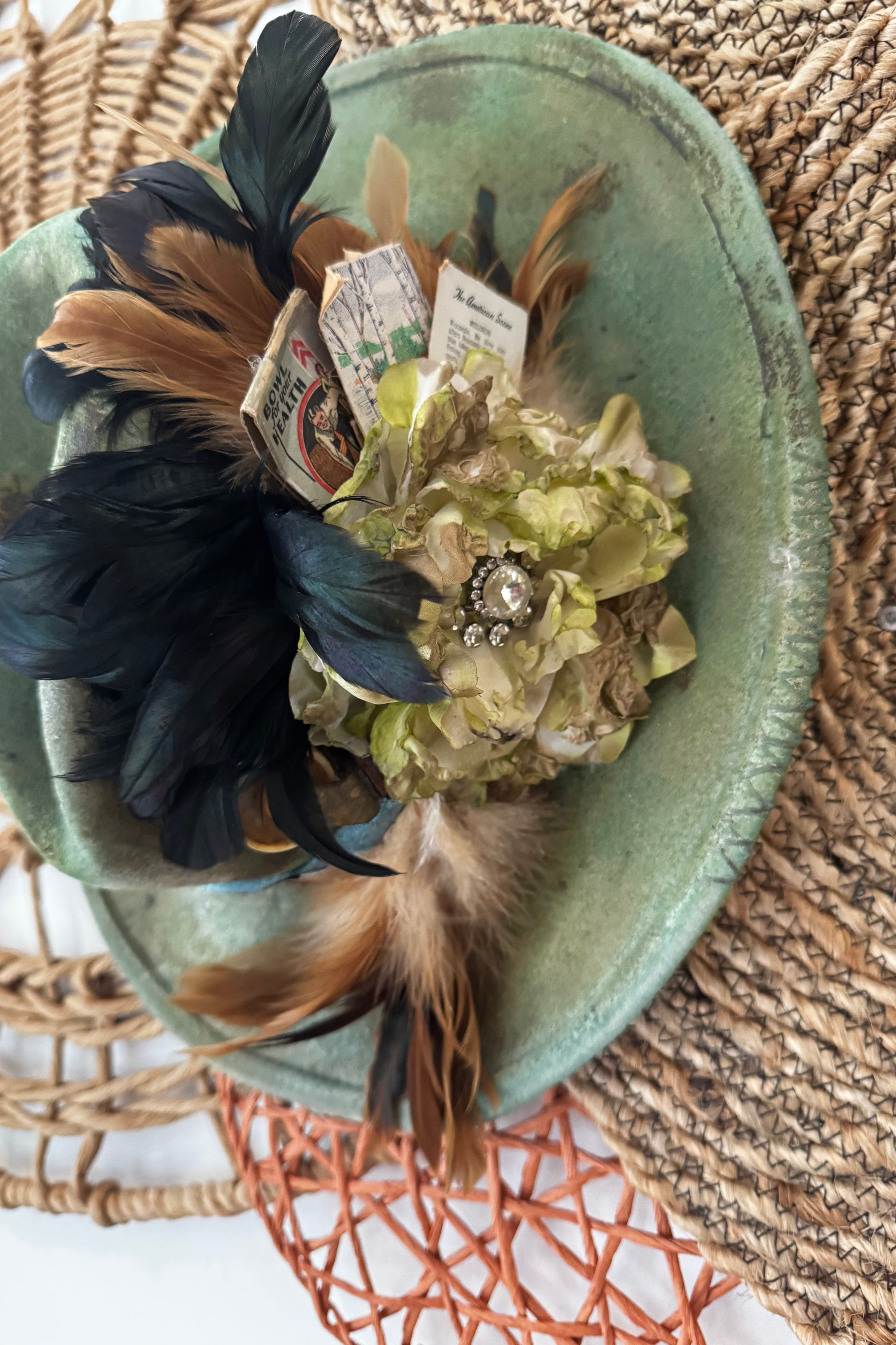 Daisy Darling BIG Feather Statement Cowgirl Hat