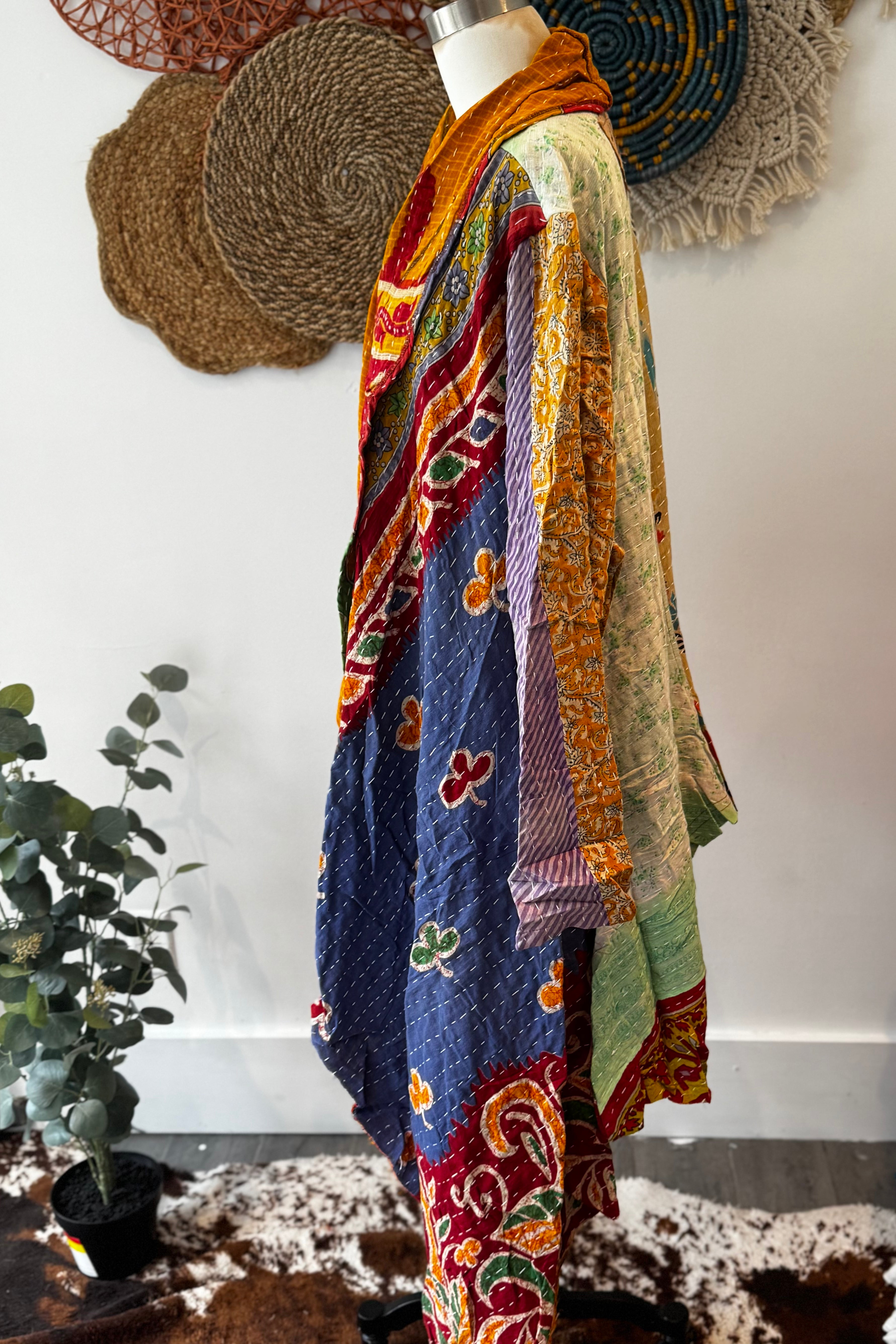 Kantha Sunrise Duster Combo I