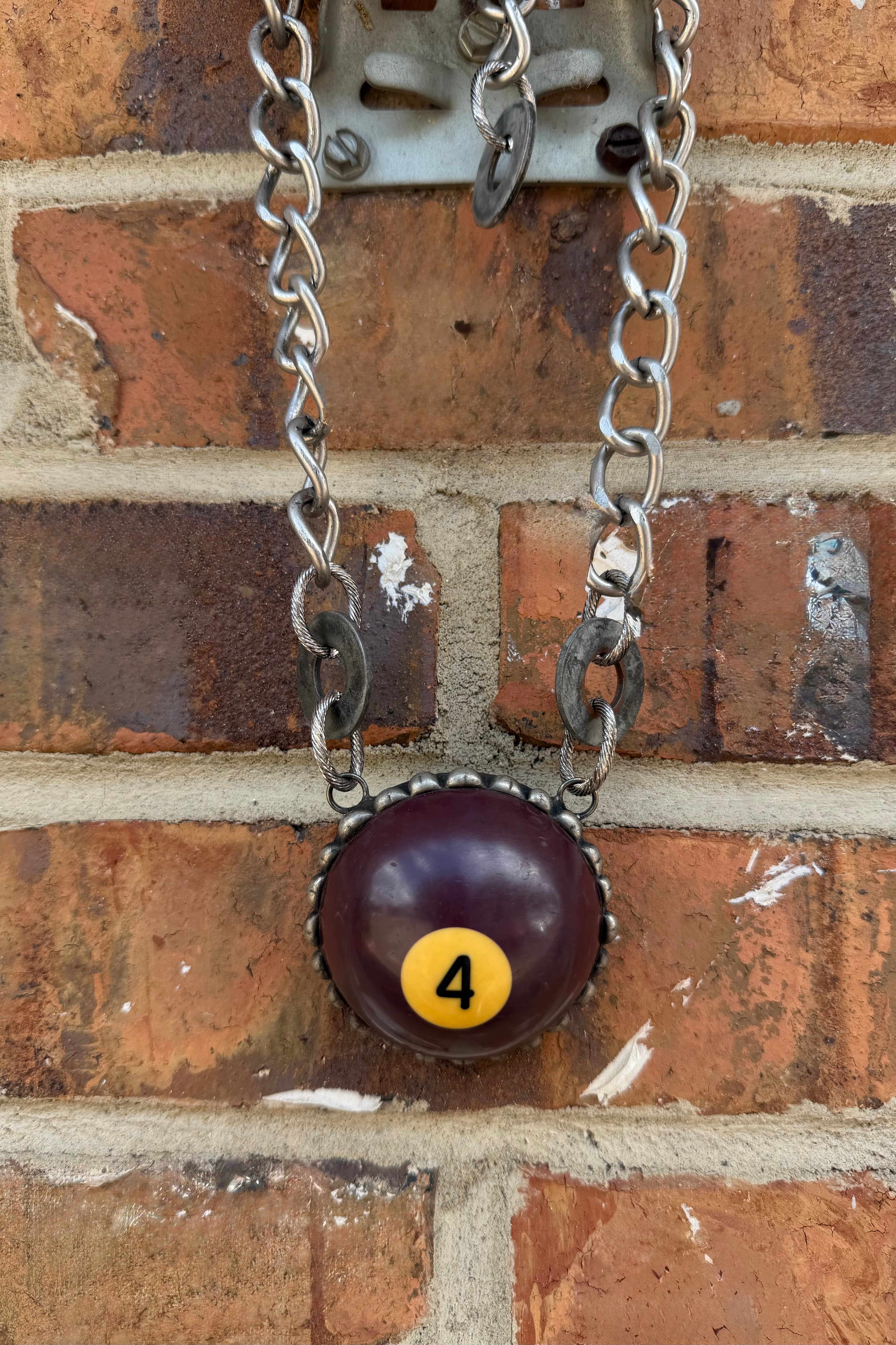 Large Pool Ball Necklace