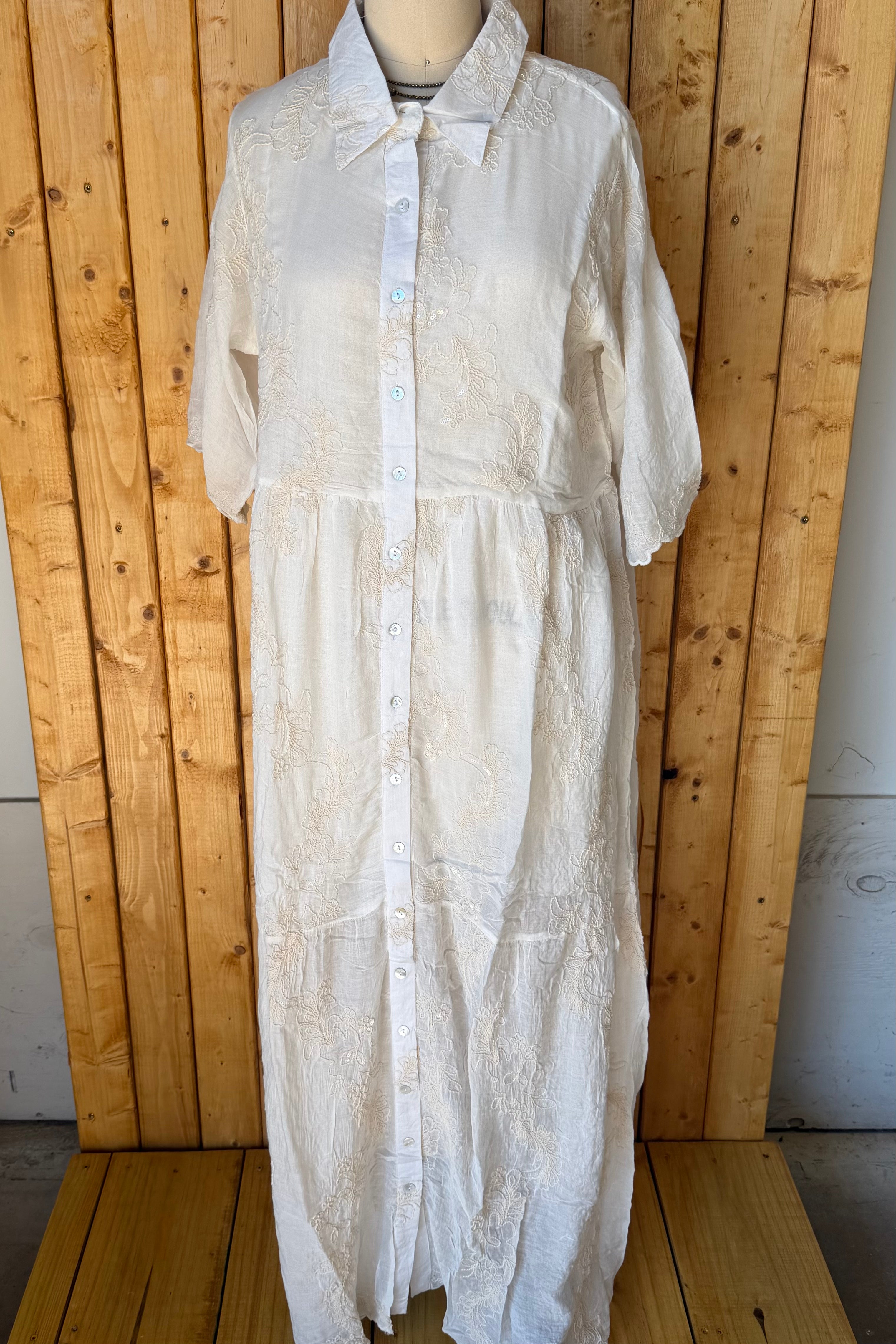 Embroidered Summer Dress