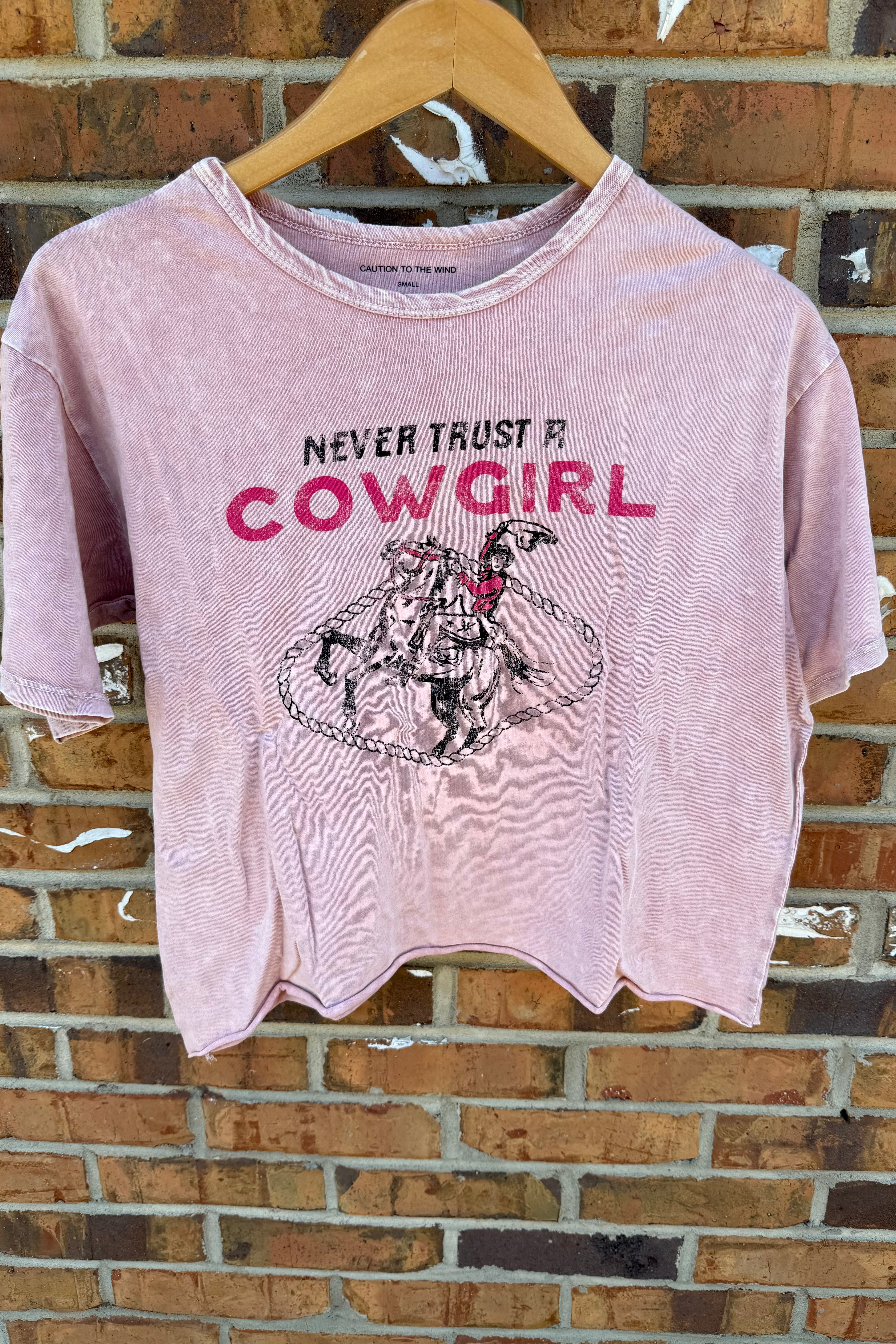 Final Sale - Swing Tee Never Trust a Cowgirl