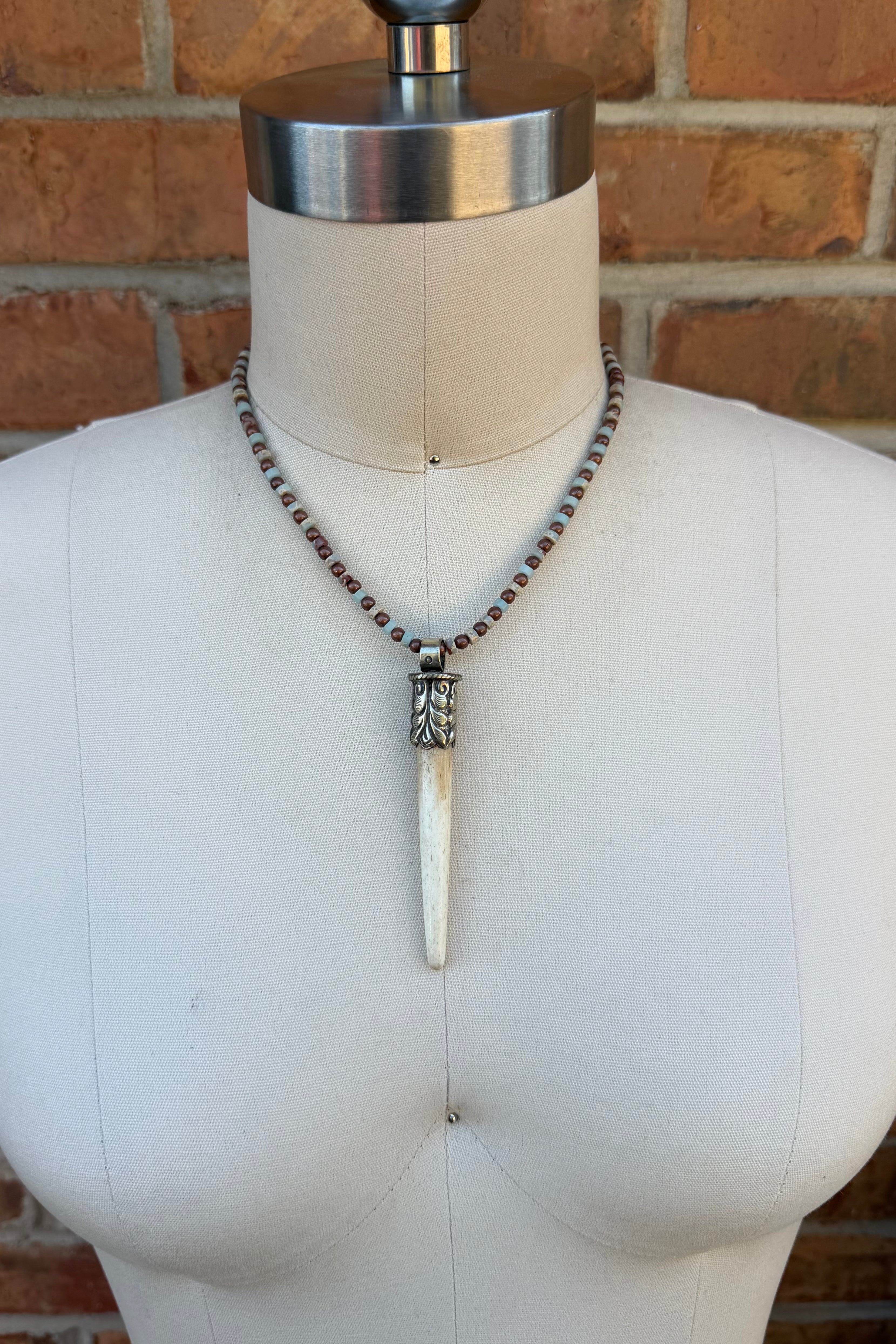 Bone Spike Shorty Necklace