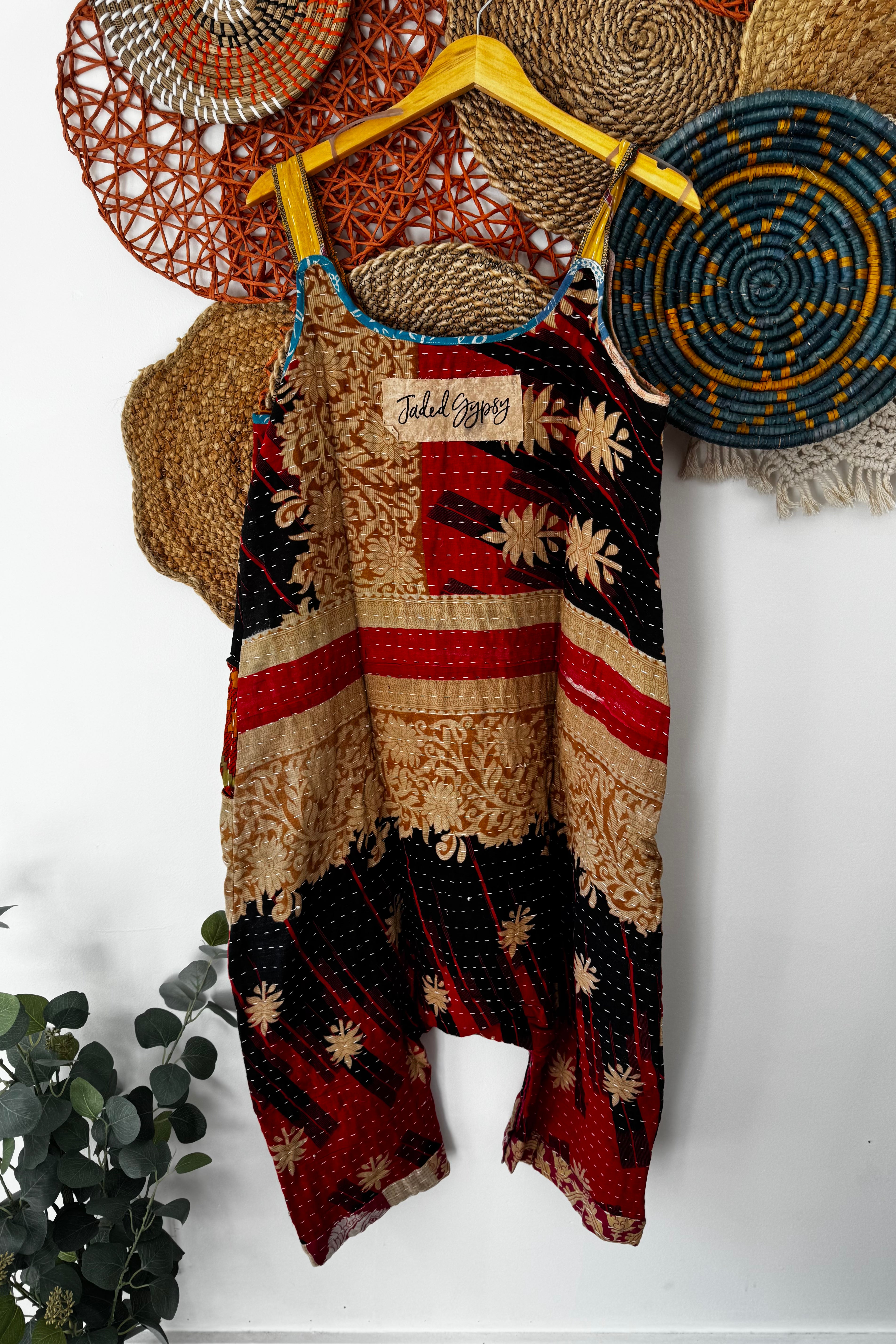 Kantha Sunrise Romper Combo D