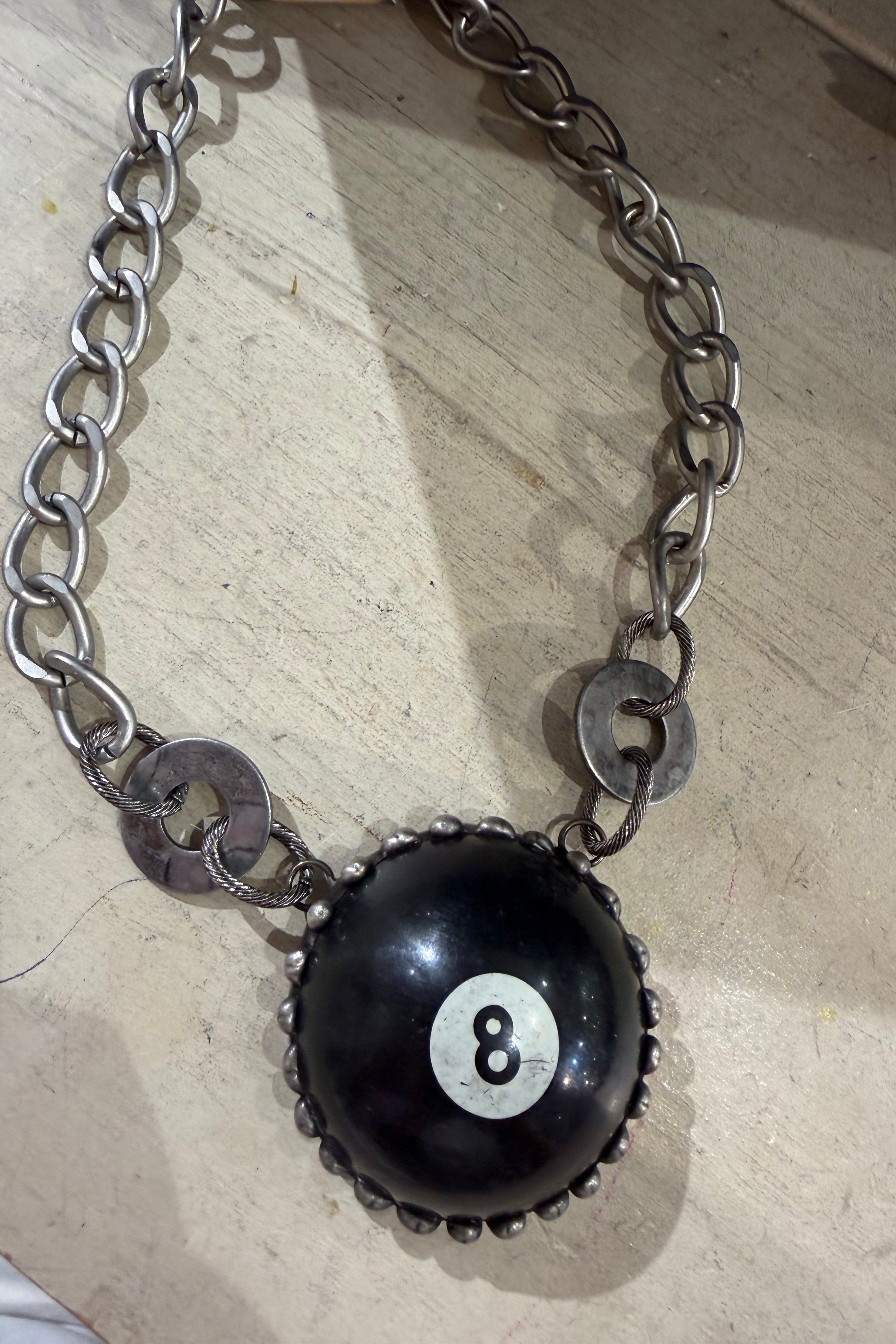 Large Pool Ball Necklace