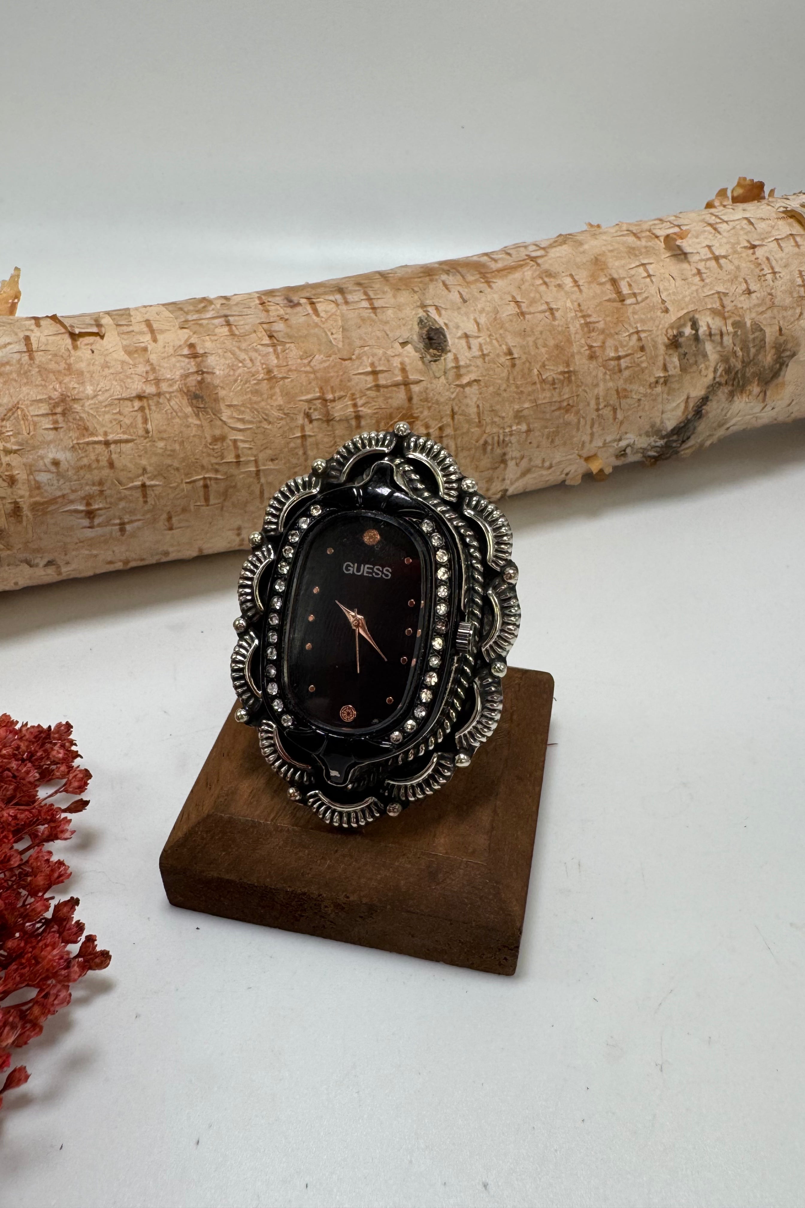Black Beauty Watch Ring