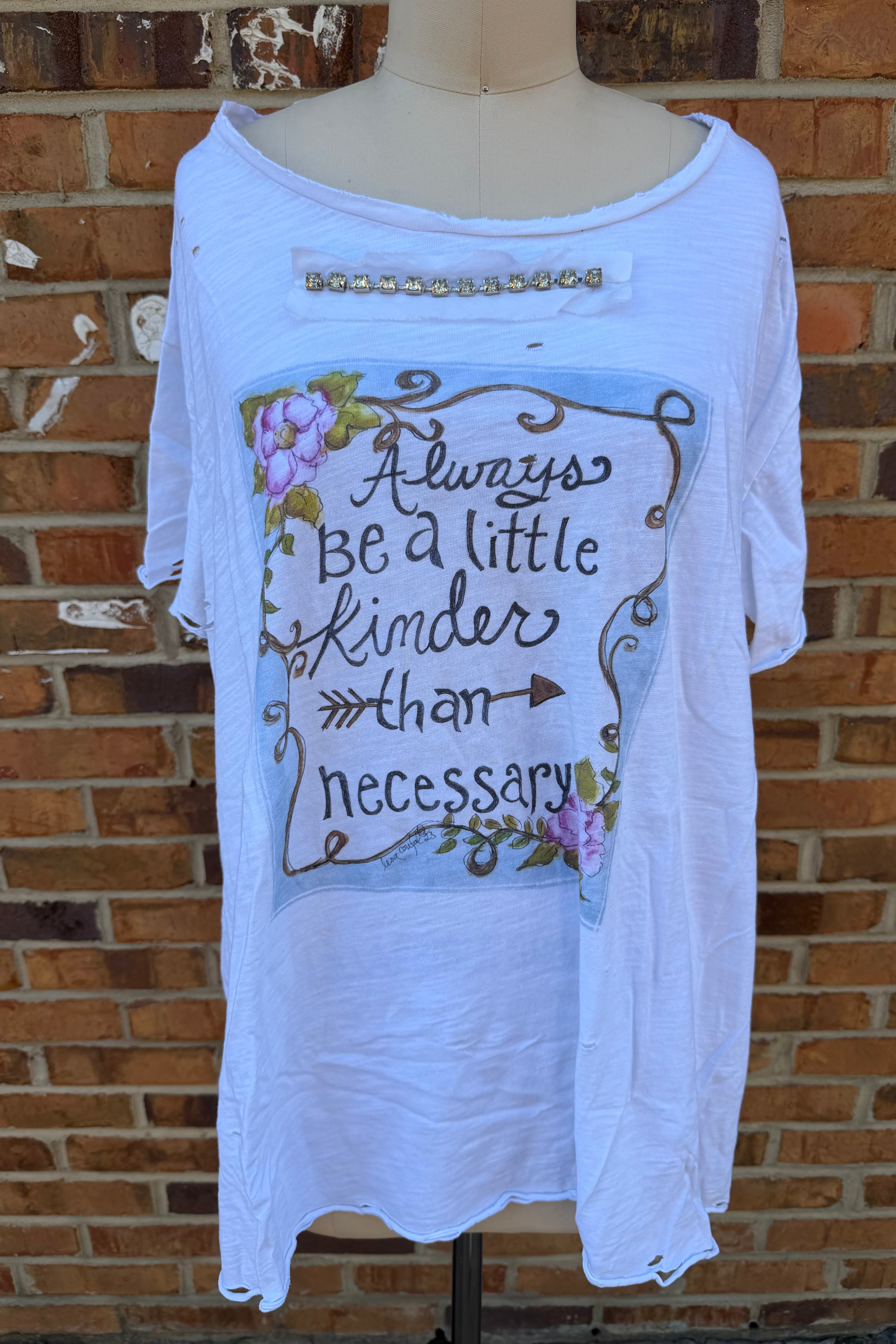 Always Be A Little Kinder Tattered Tee