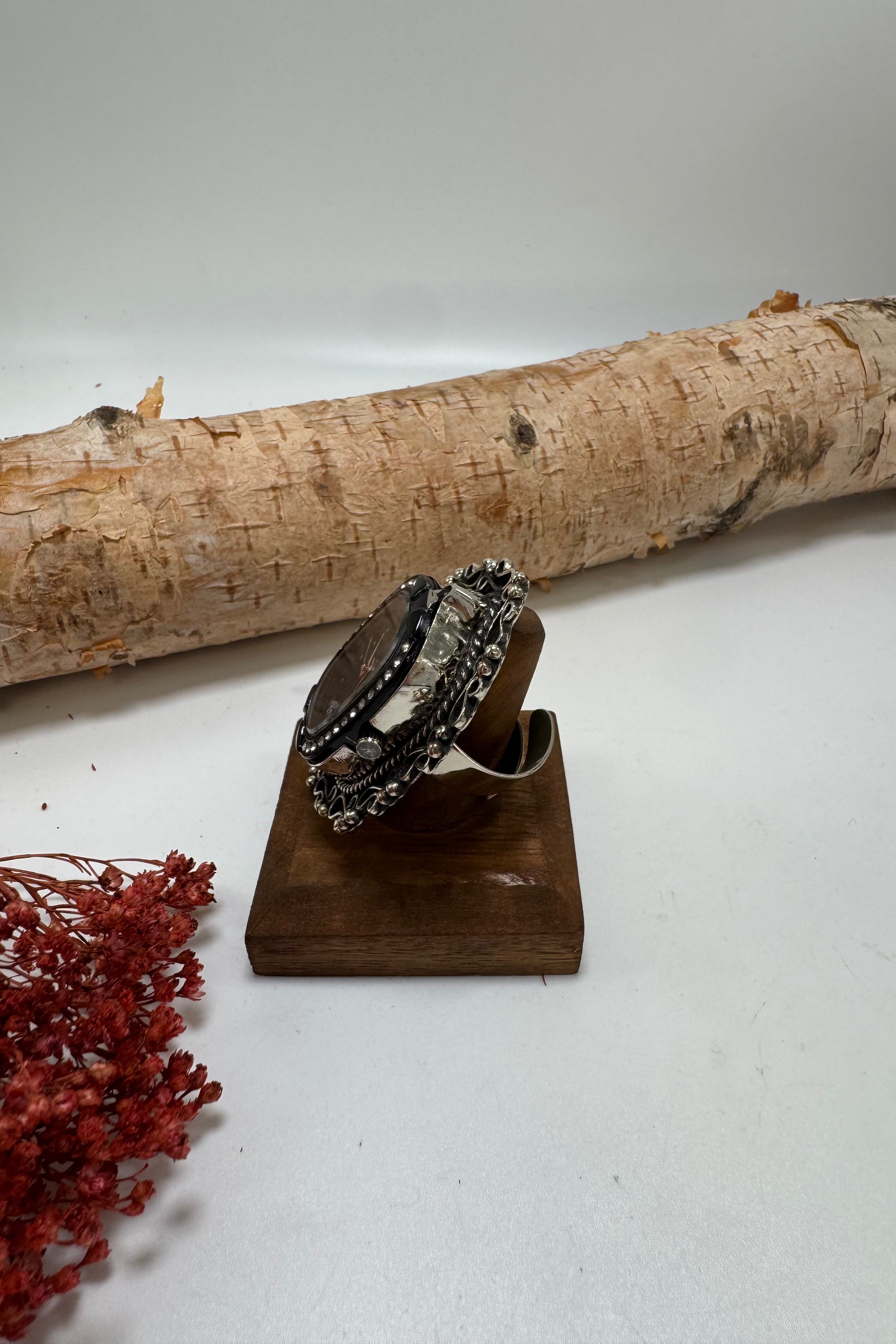 Filigree Time Watch Ring