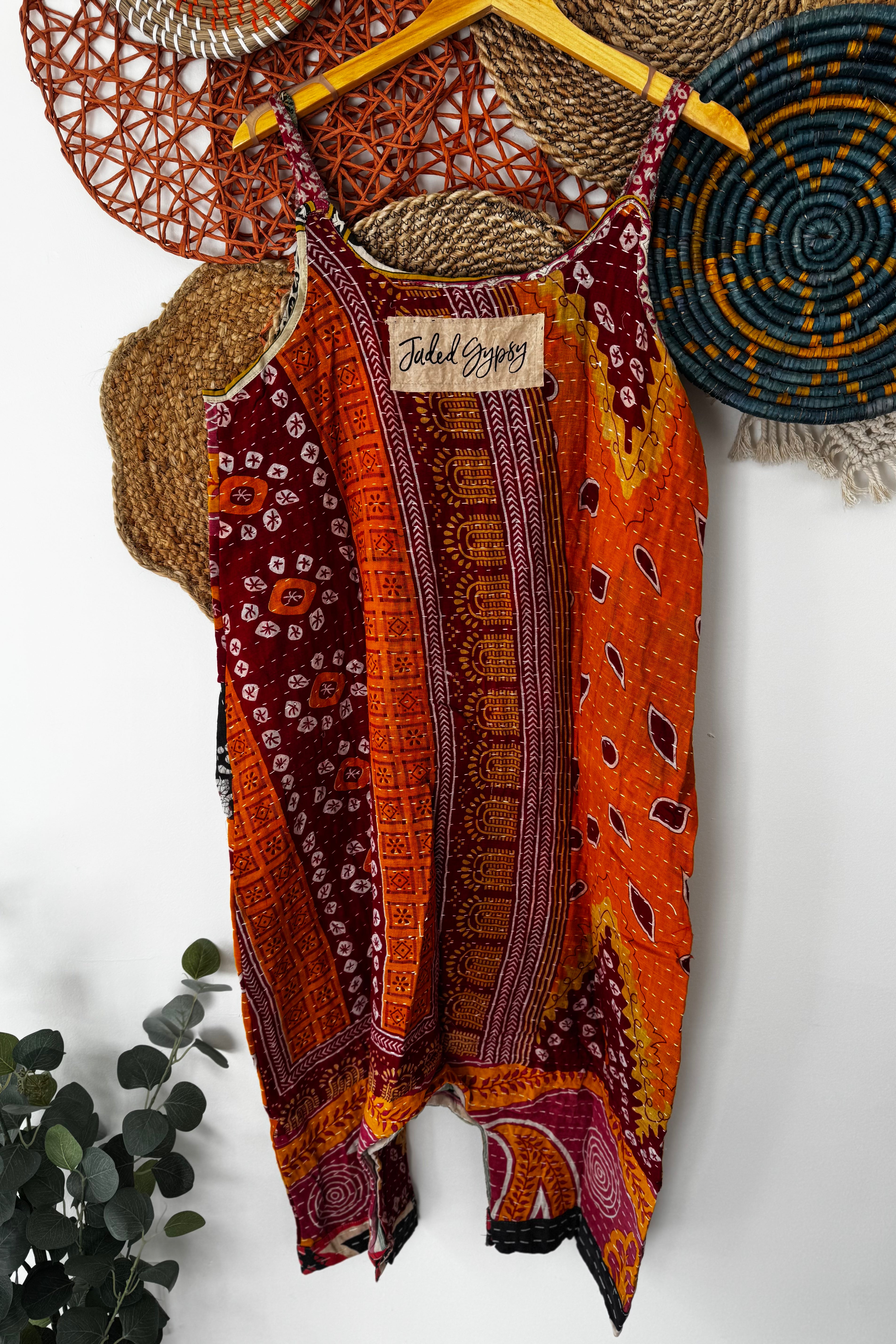 Kantha Sunrise Romper Combo A