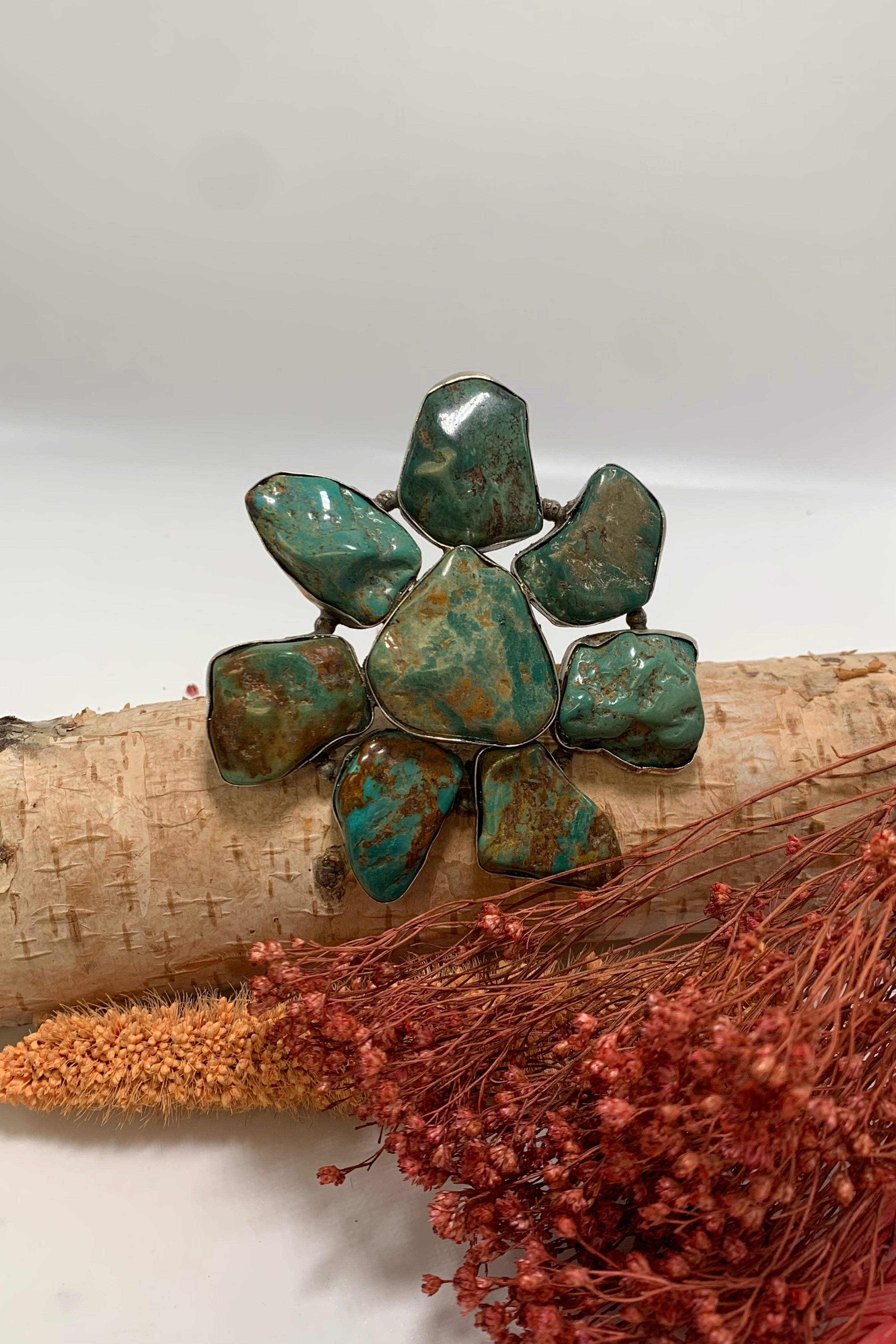 Picking Flowers Turquoise Ring