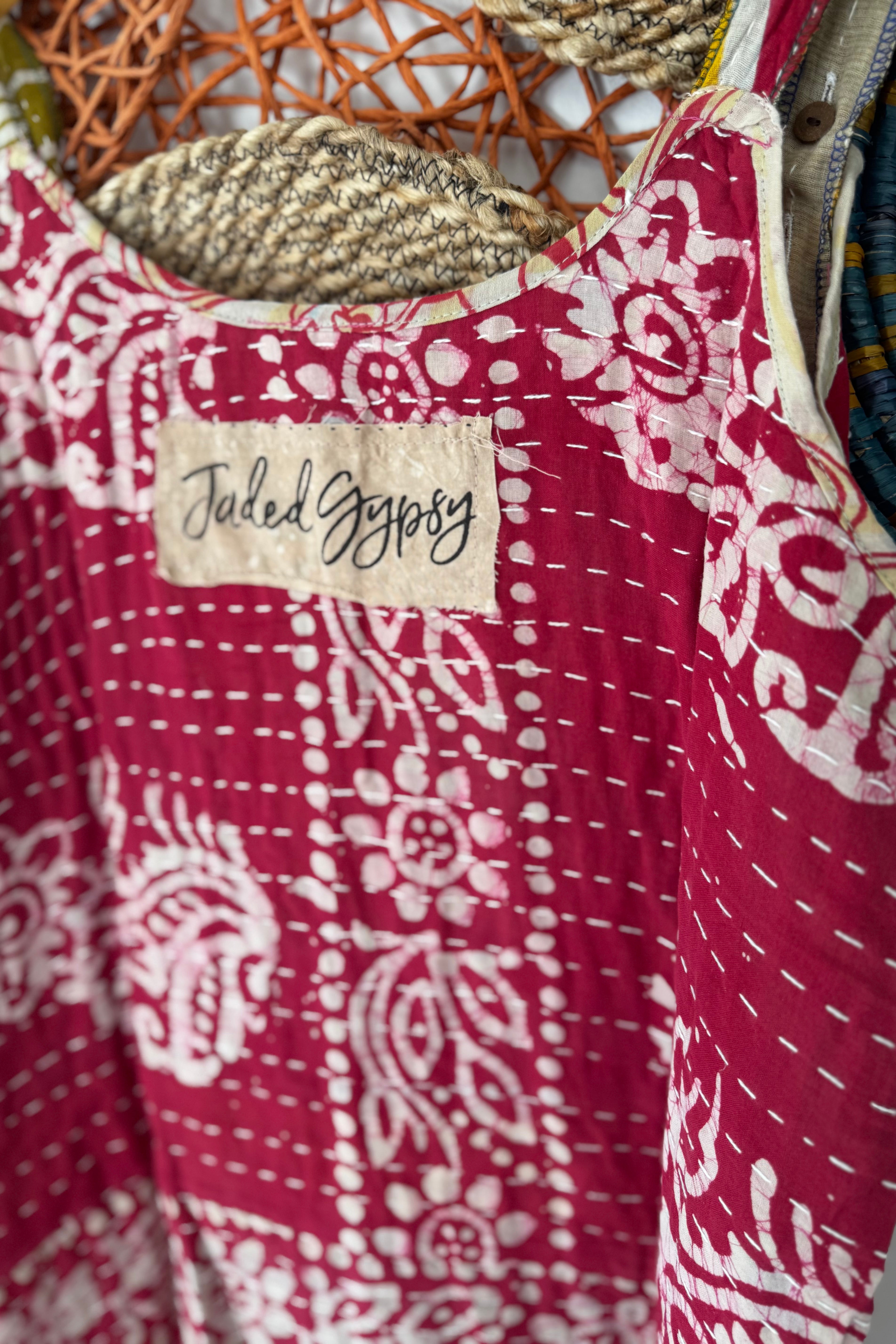 Kantha Sunrise Romper Combo K